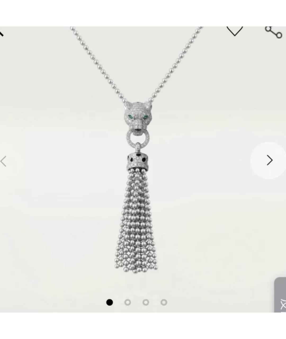 CARTIER Цепочка из белого золота, фото 6
