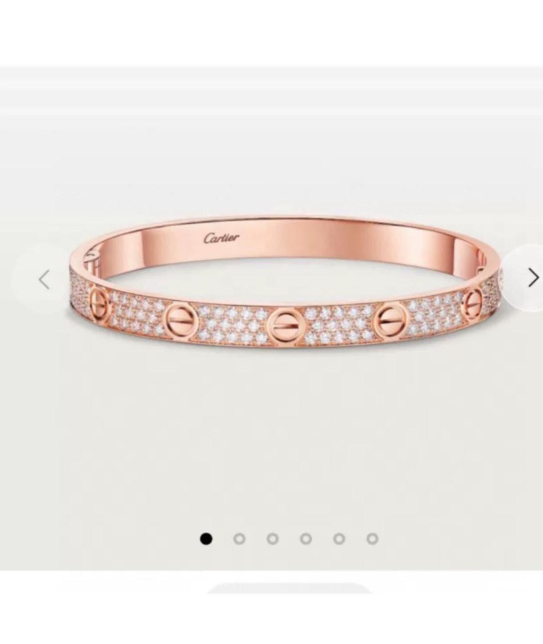 CARTIER Браслет из розового золота, фото 6
