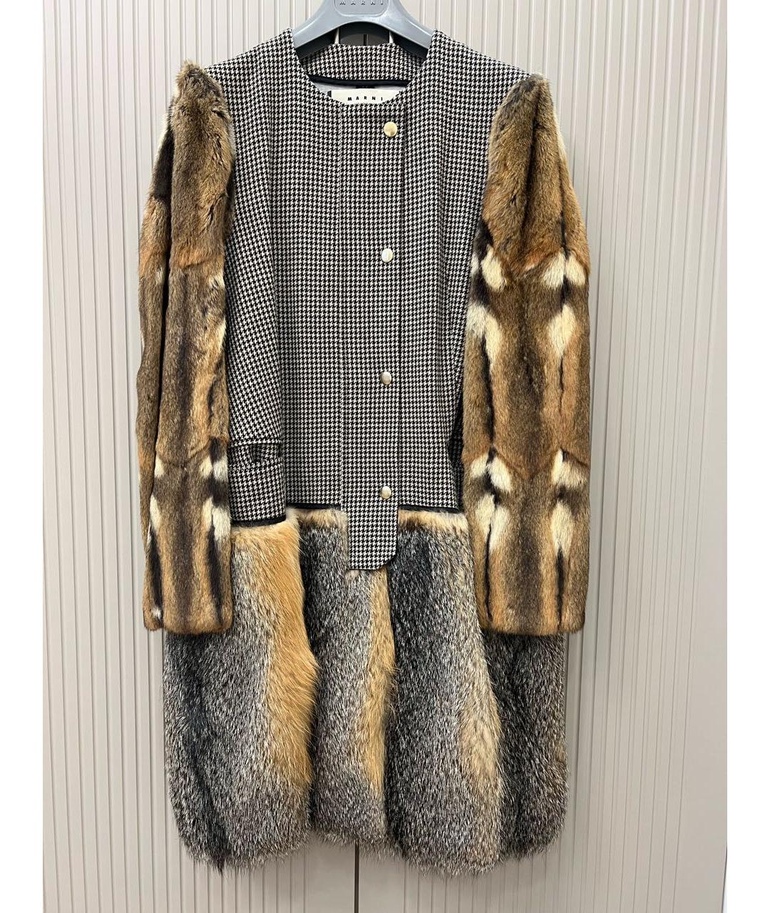 MARNI Меховое пальто, фото 6