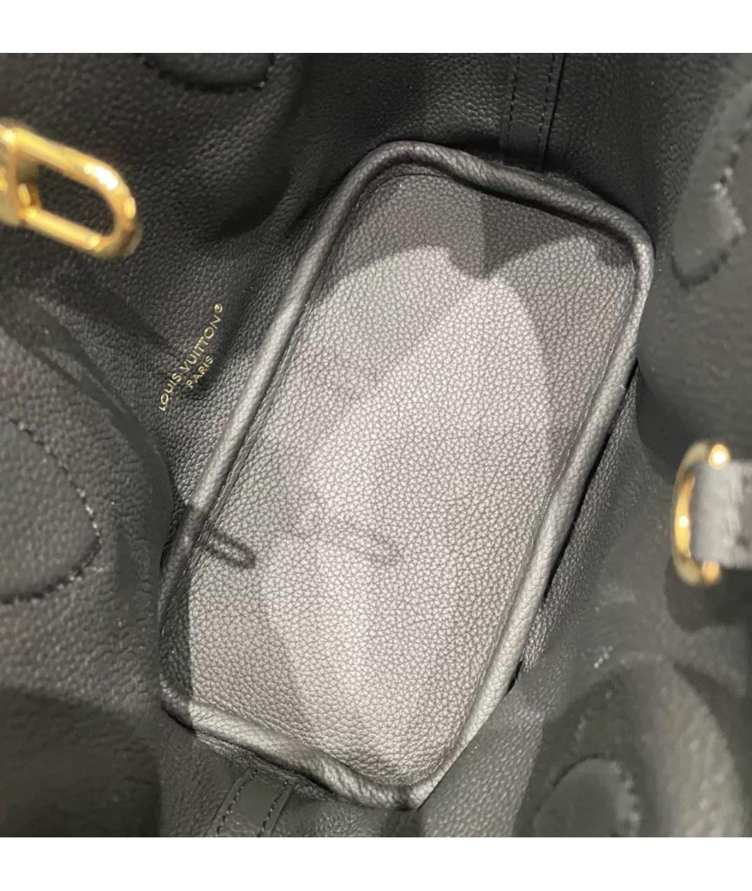 LOUIS VUITTON Коричневая кожаная сумка тоут, фото 5