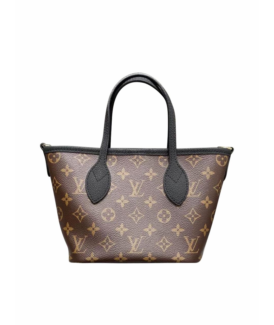 LOUIS VUITTON Коричневая кожаная сумка тоут, фото 1