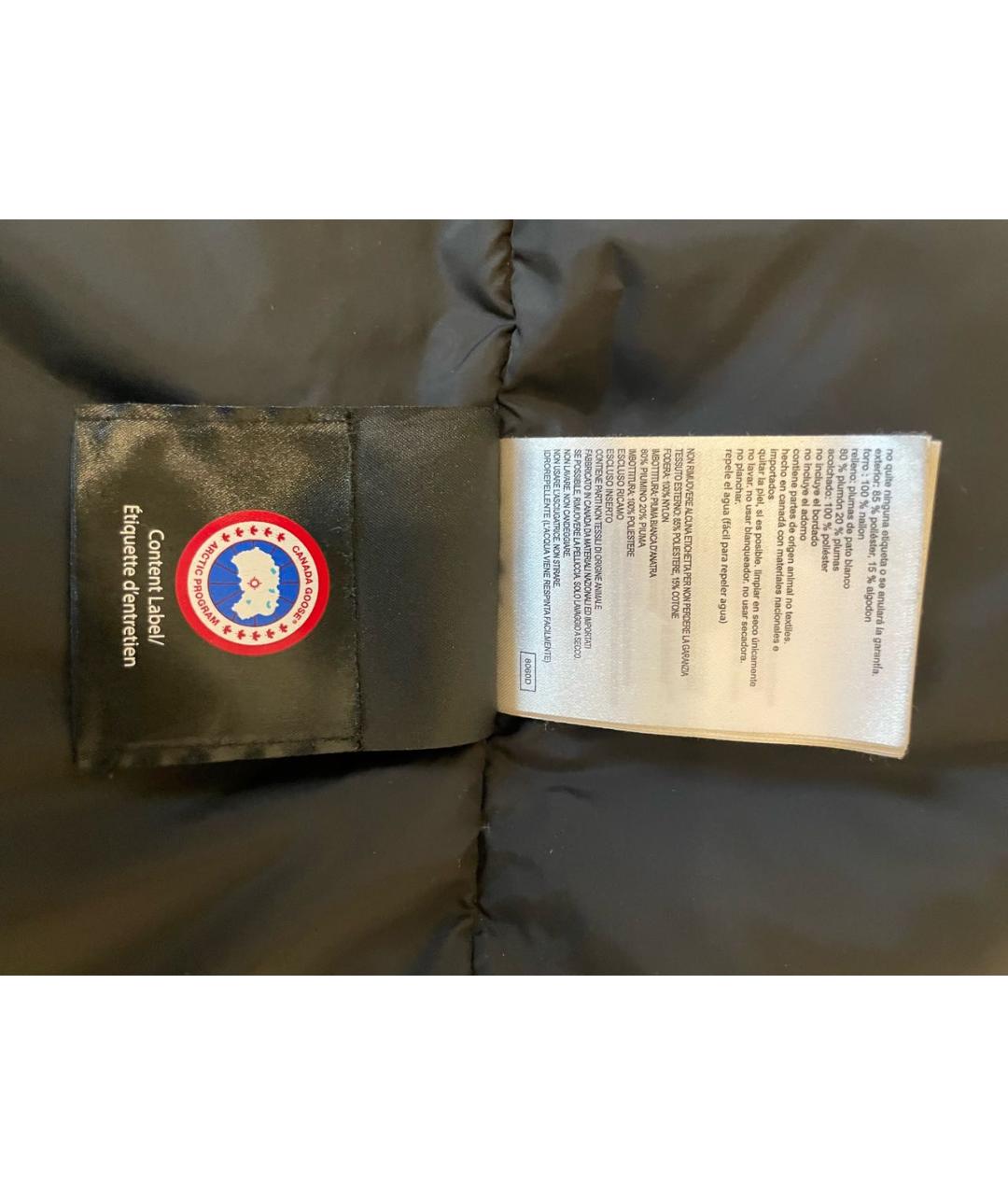 CANADA GOOSE Темно-синяя полиэстеровая парка, фото 6