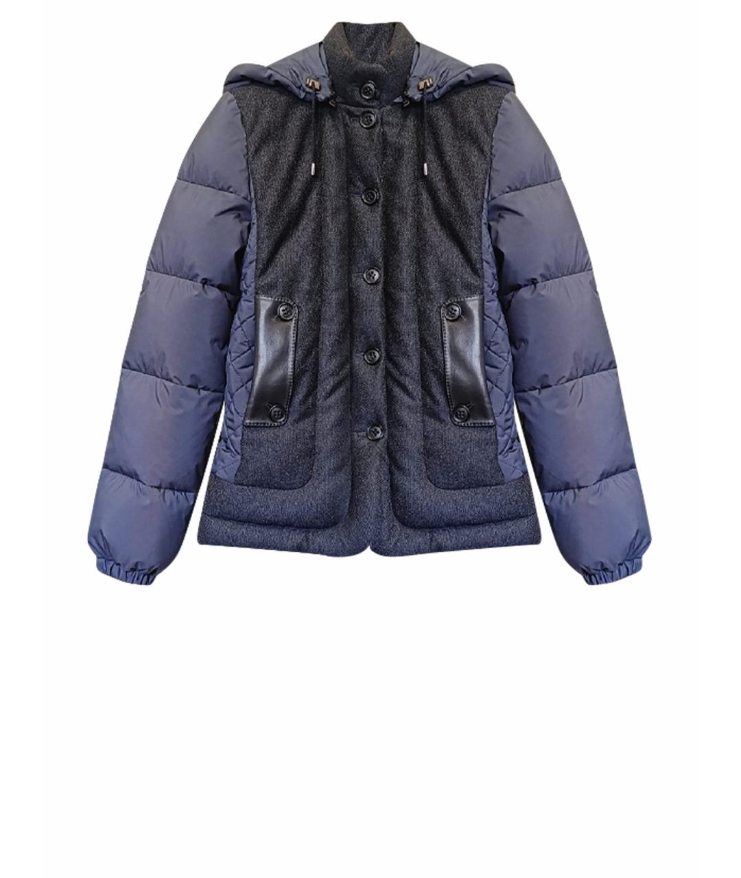 LORO PIANA Темно-синяя кашемировая куртка, фото 1