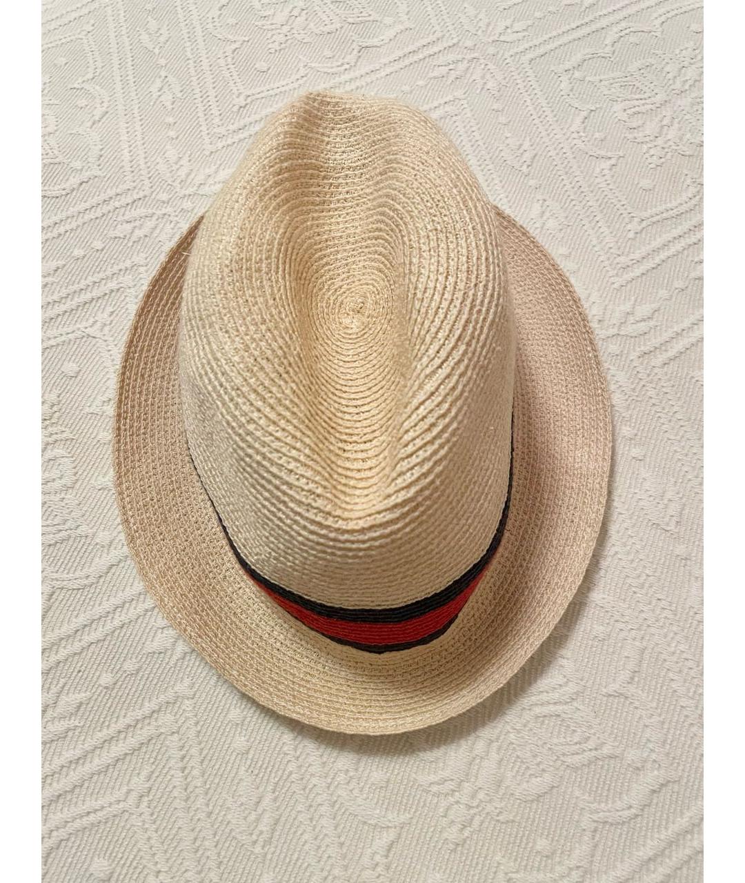 GUCCI Бежевая шляпа, фото 2
