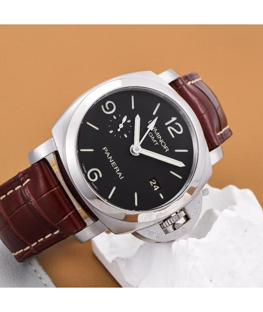 PANERAI Серебряные металлические часы, фото 3