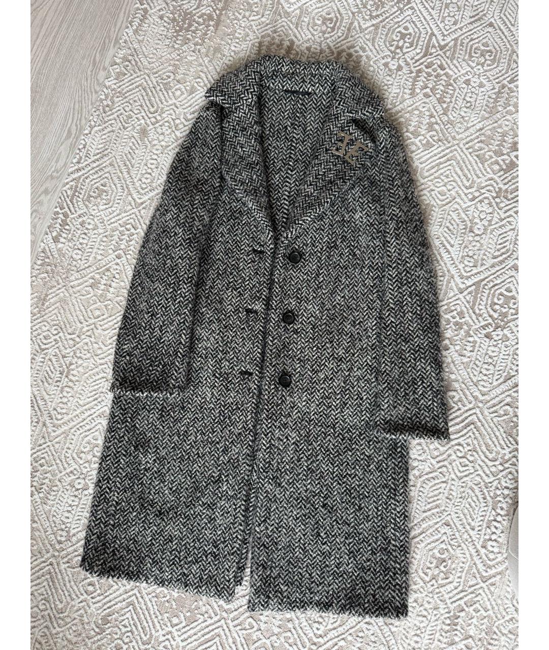ERMANNO SCERVINO Серое пальто, фото 5