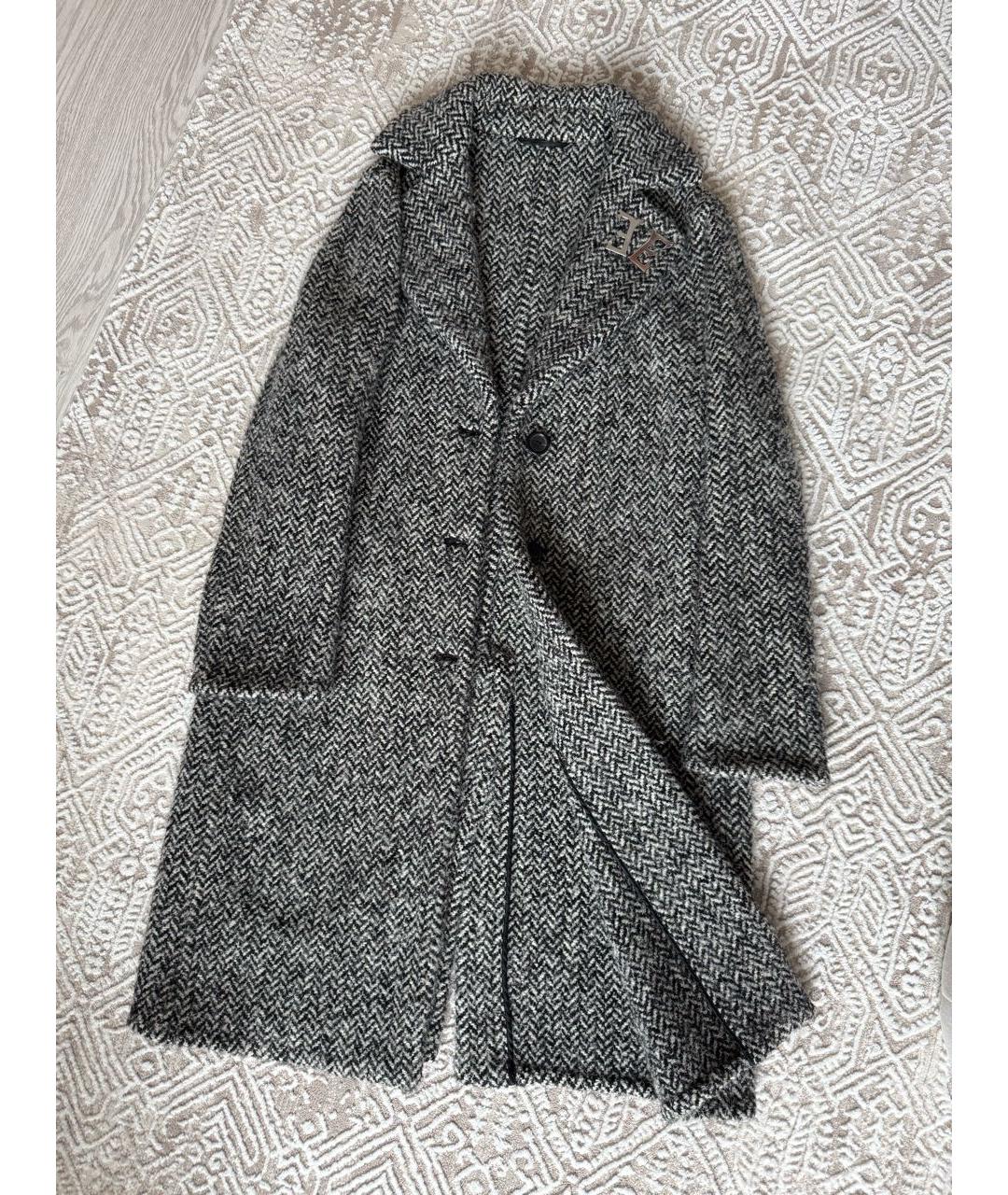 ERMANNO SCERVINO Серое пальто, фото 2