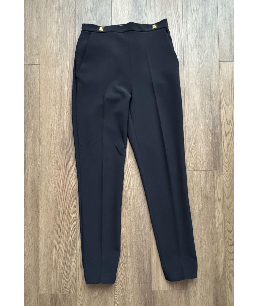 ELISABETTA FRANCHI Черные брюки узкие, фото 6