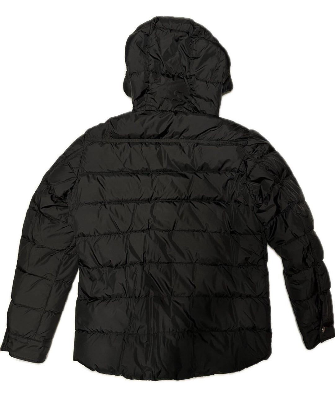 MONCLER Черный пуховик, фото 2