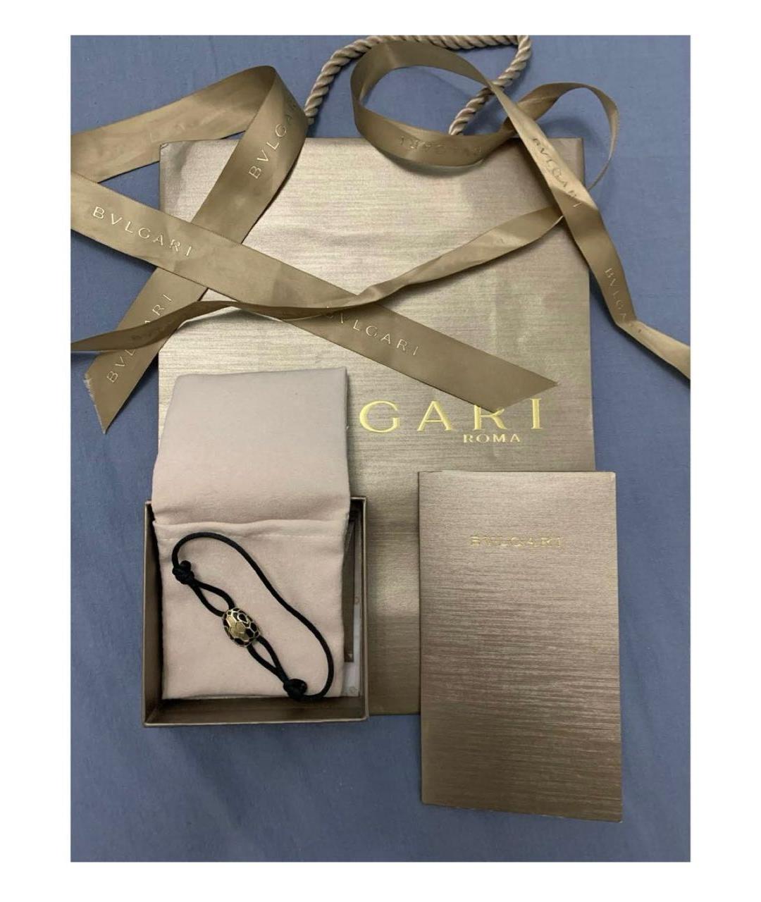BVLGARI Черный браслет, фото 2