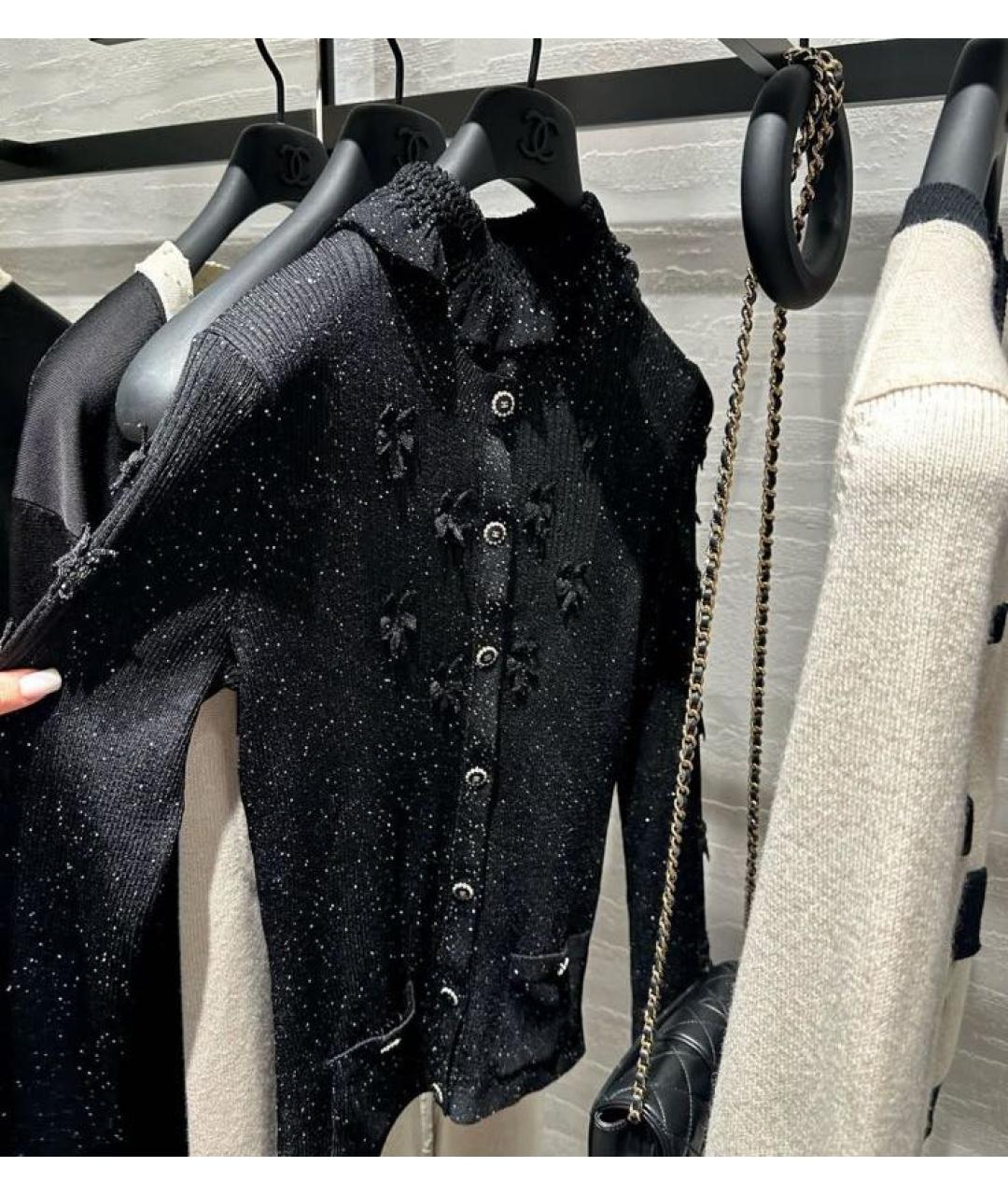 CHANEL Черный джемпер / свитер, фото 1