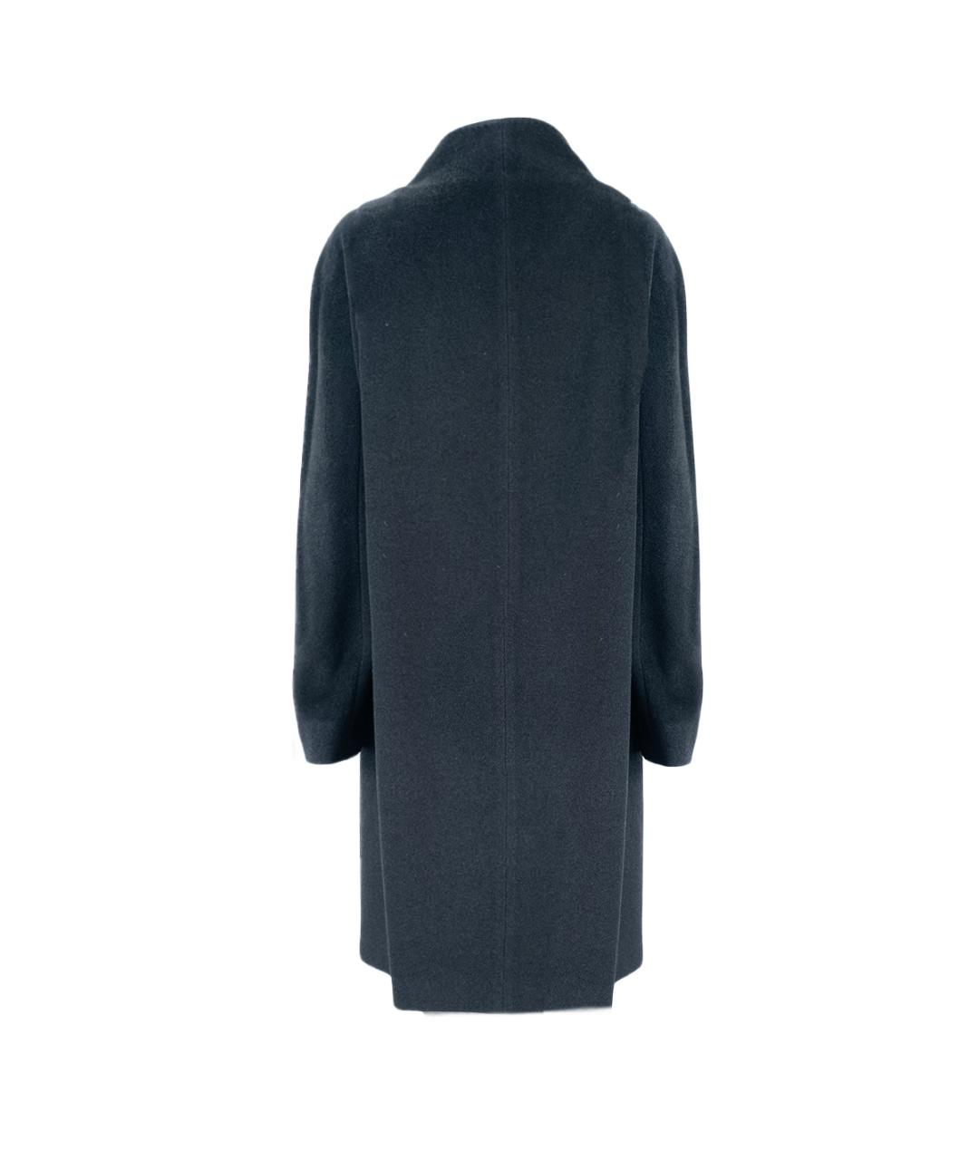 MAX MARA Черное шерстяное пальто, фото 2