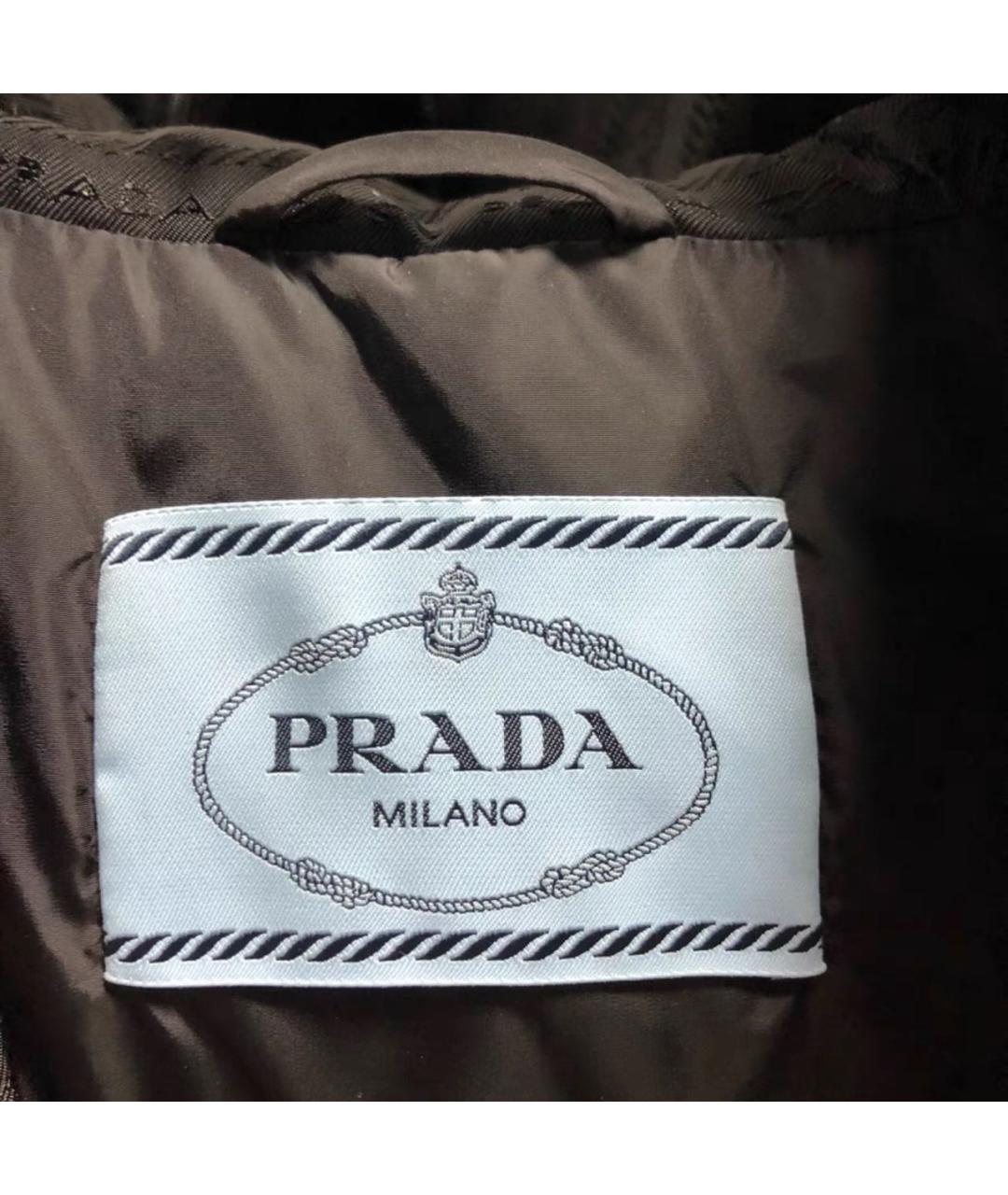 PRADA Черный пуховик, фото 4