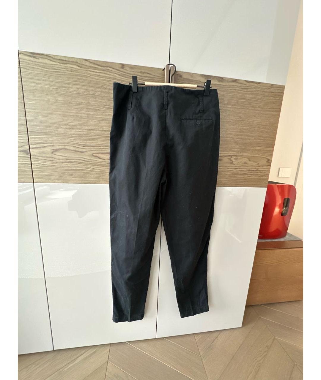 POLO RALPH LAUREN Темно-синие хлопковые прямые брюки, фото 2