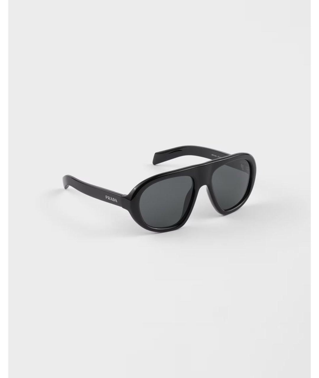 PRADA Черные солнцезащитные очки, фото 3