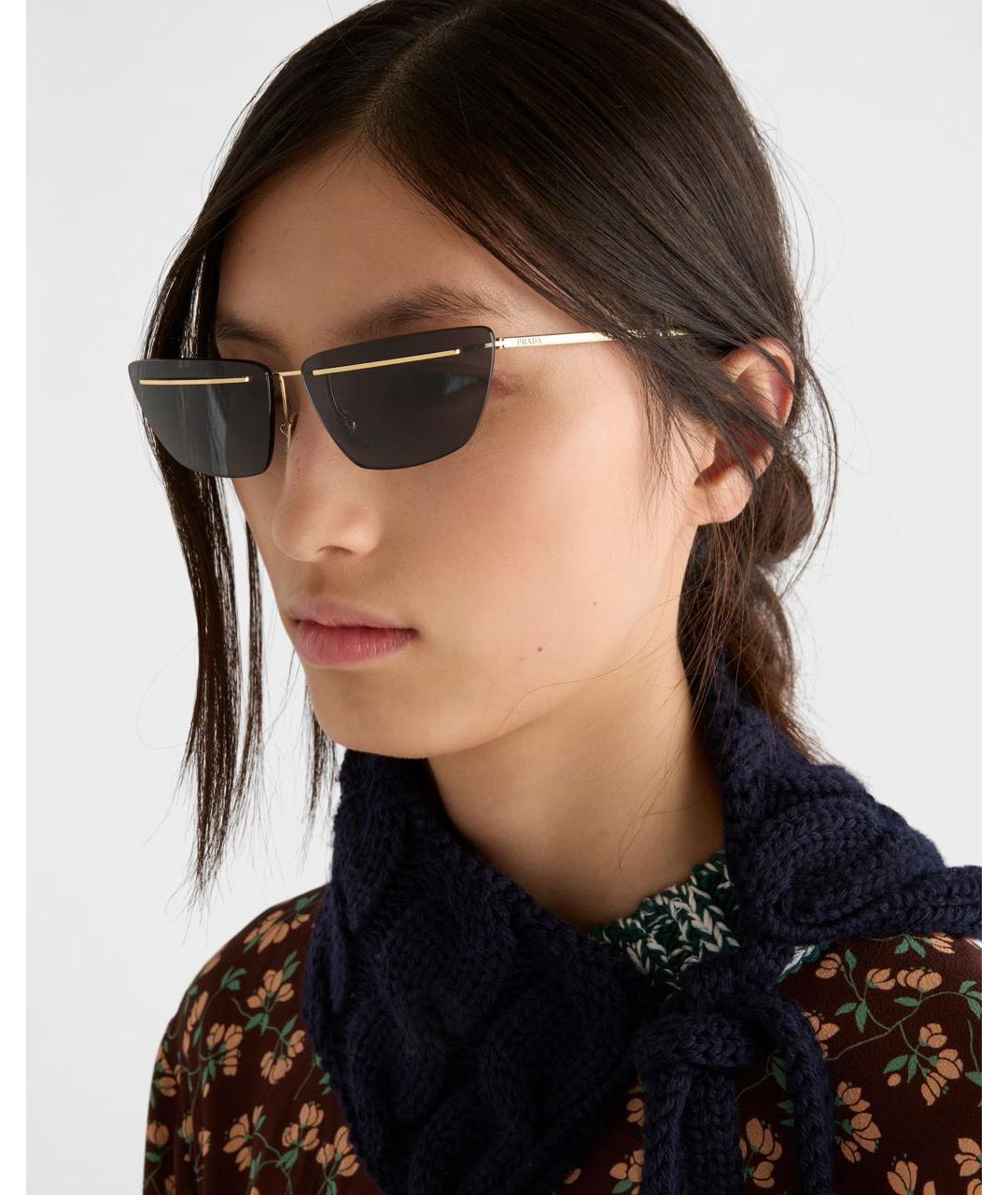 PRADA Серые солнцезащитные очки, фото 2