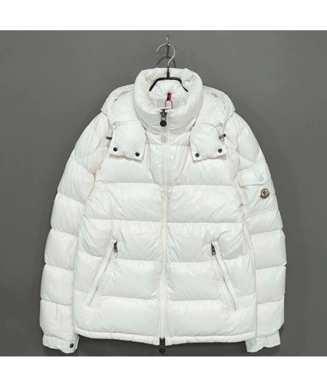 MONCLER Белый пуховик, фото 7