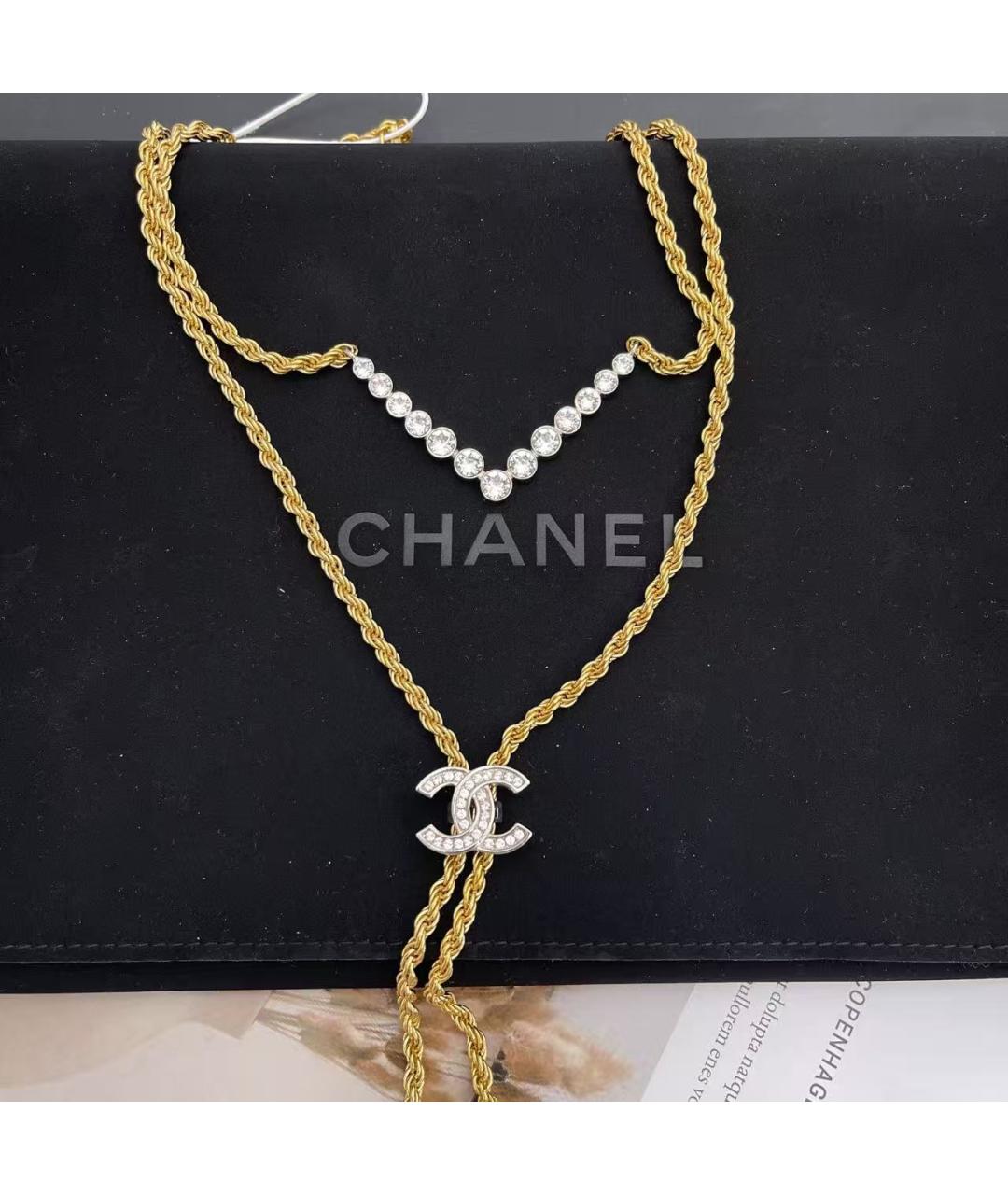 CHANEL Золотое колье, фото 8