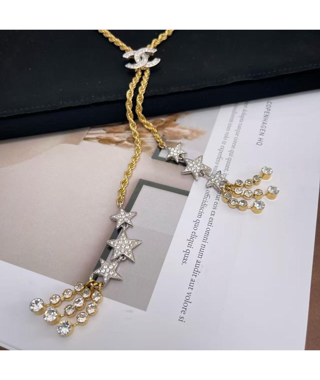 CHANEL Золотое колье, фото 3