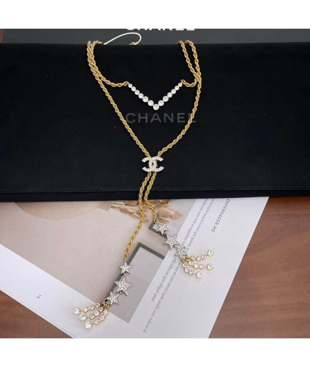 CHANEL Золотое колье, фото 7