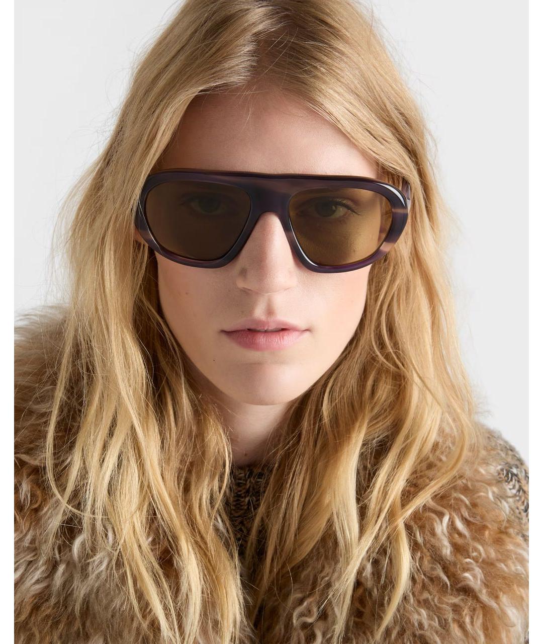 PRADA Хаки солнцезащитные очки, фото 6