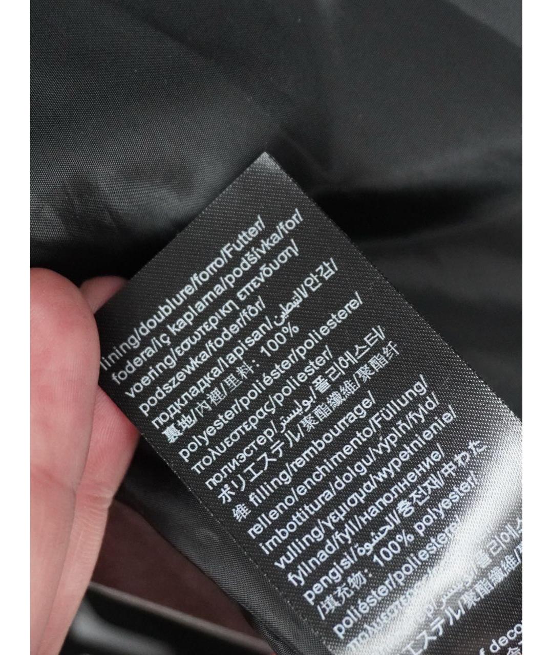 CALVIN KLEIN Черная полиэстеровая куртка, фото 8