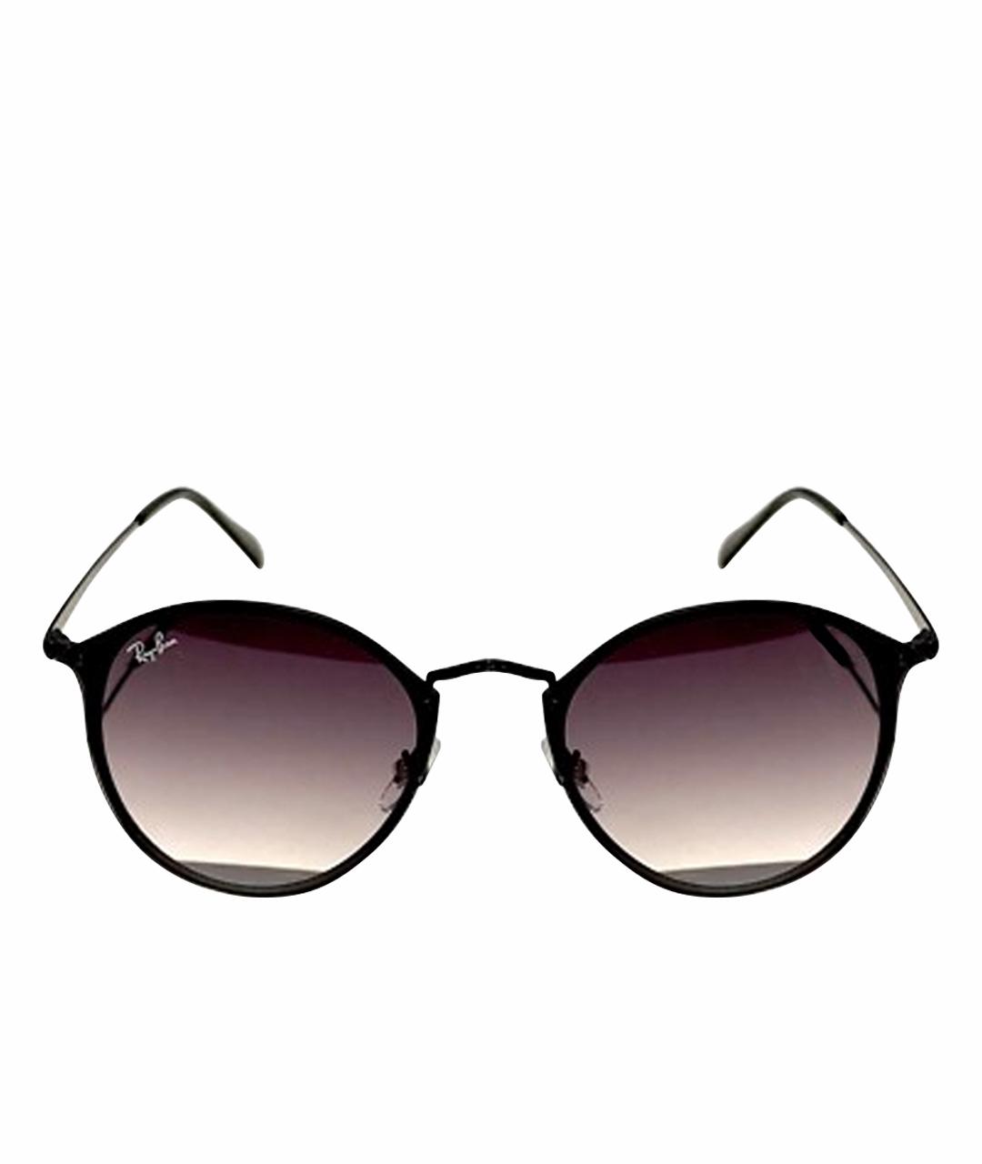 RAY BAN Черные пластиковые солнцезащитные очки, фото 1
