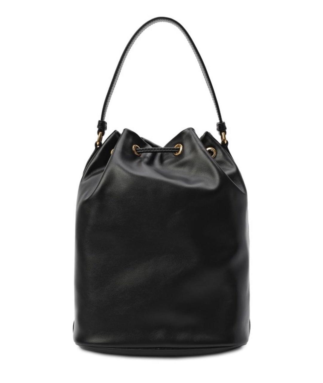 PRADA Черная кожаная сумка через плечо, фото 3