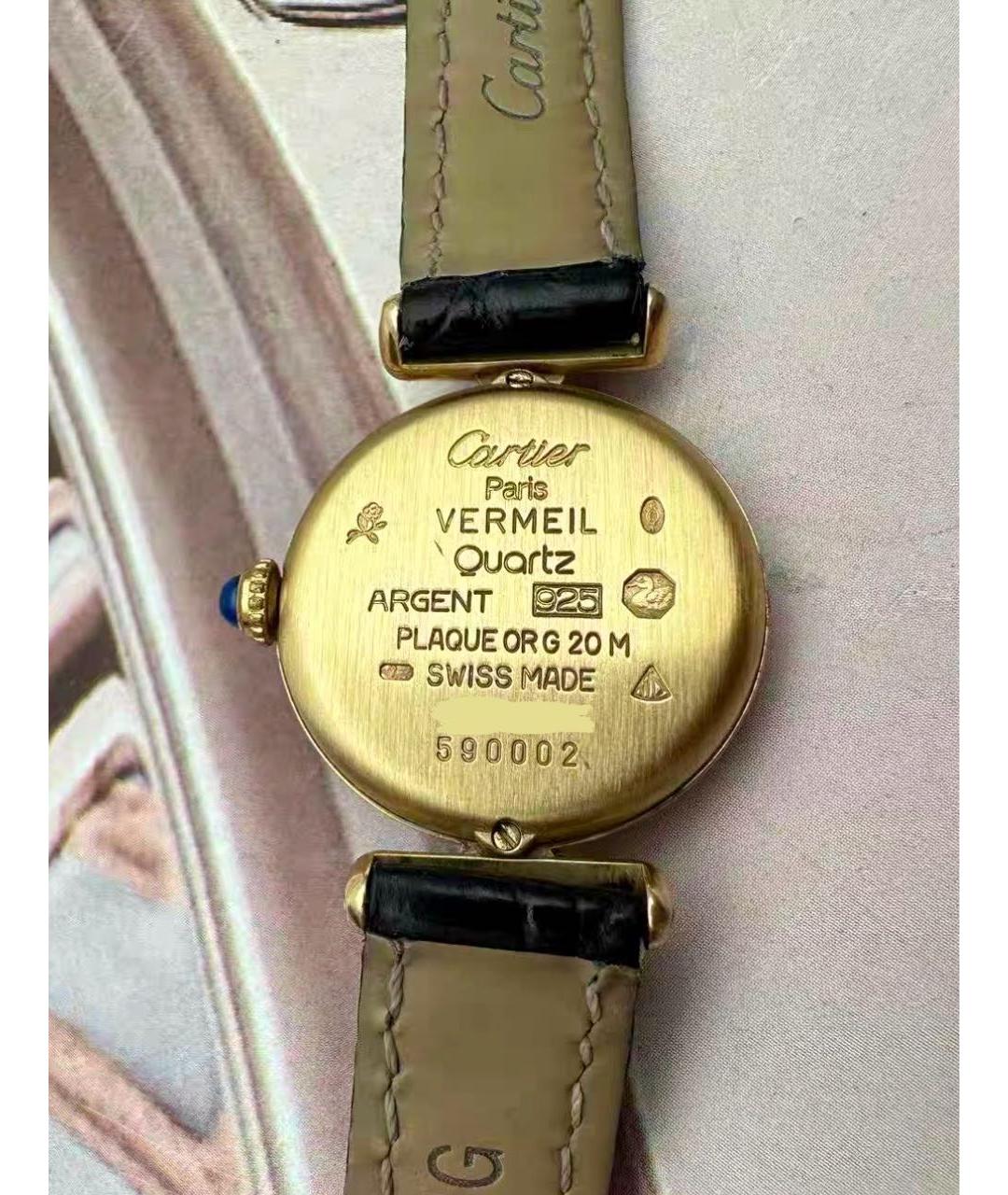 CARTIER Золотые часы, фото 7
