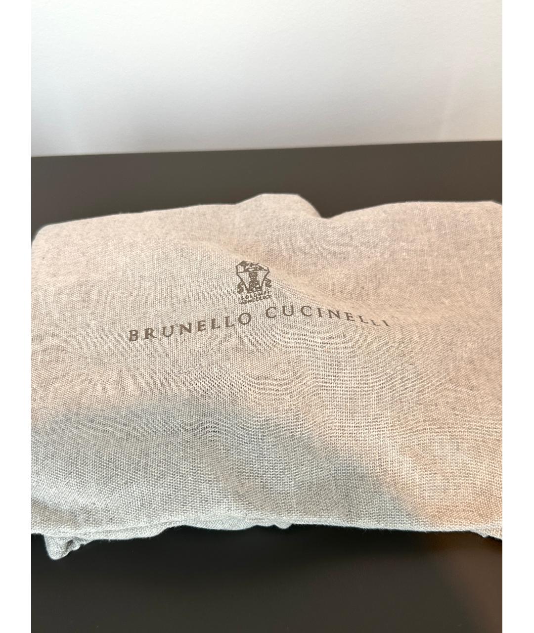 BRUNELLO CUCINELLI Коричневый ремень из экзотической кожи, фото 6