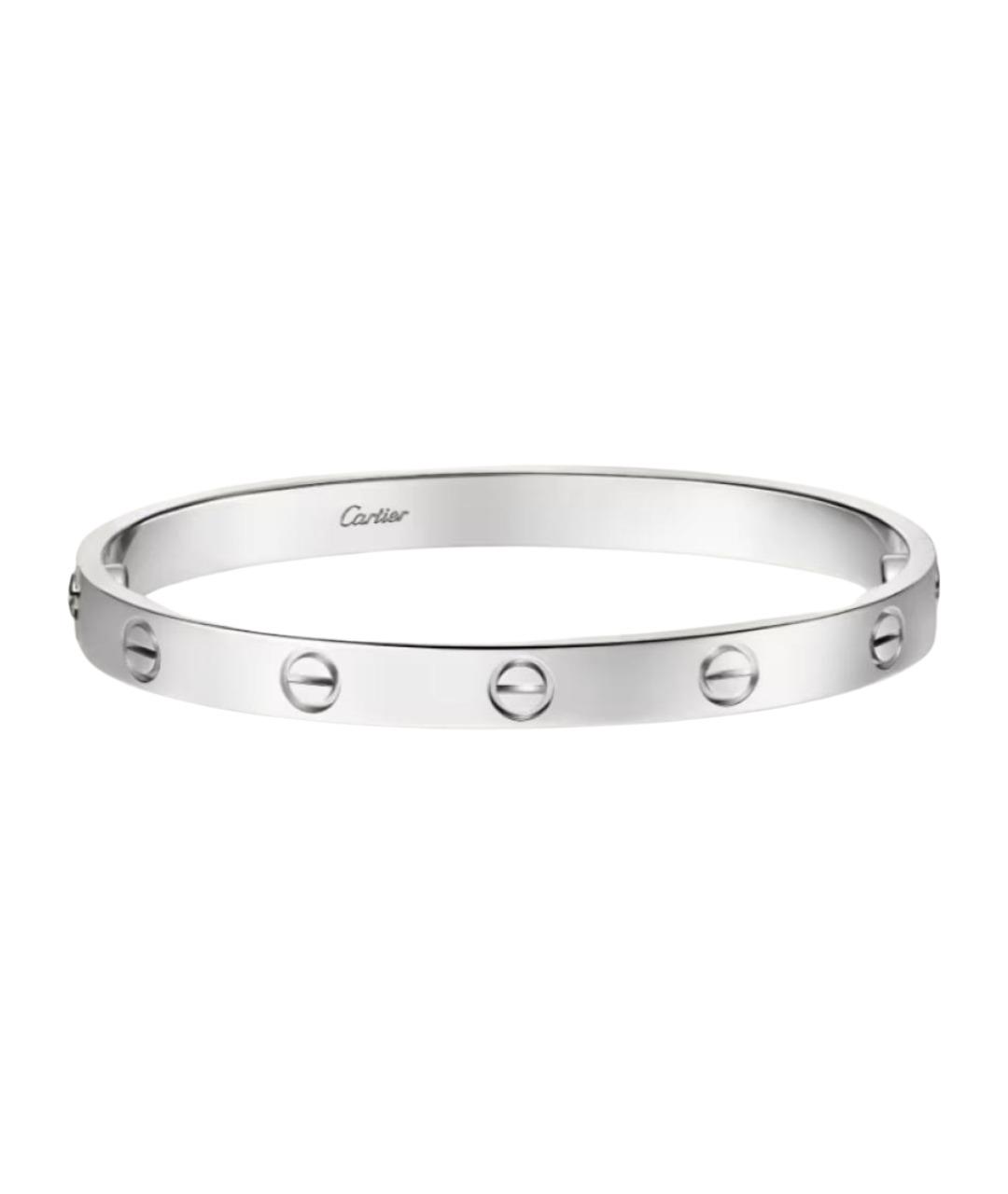 CARTIER Серебряный браслет из белого золота, фото 11