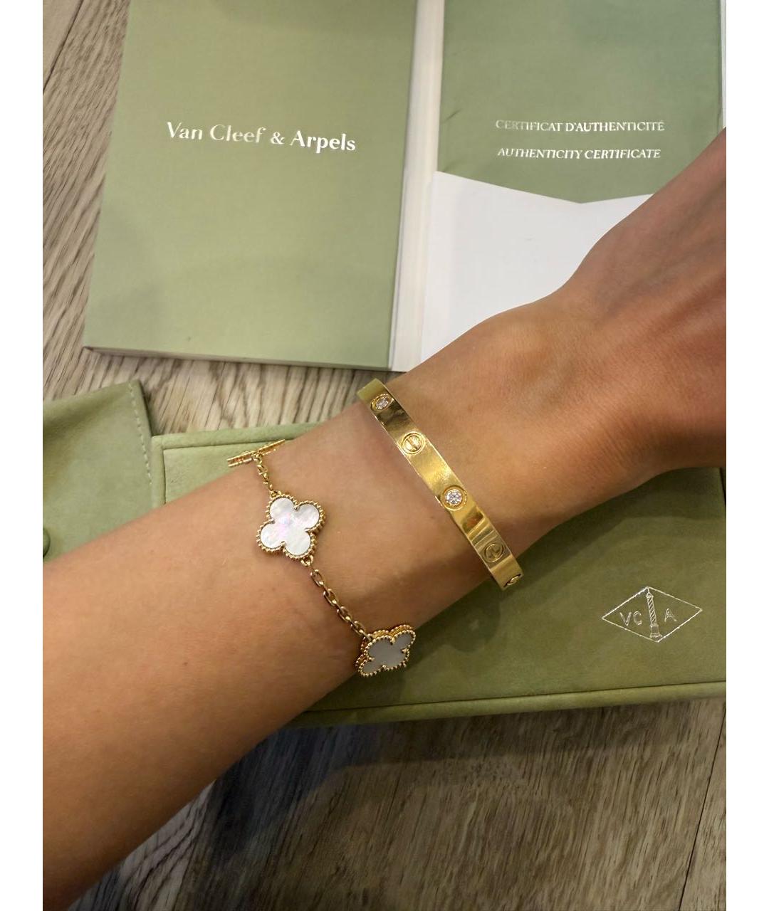 VAN CLEEF & ARPELS Золотой браслет из желтого золота, фото 7