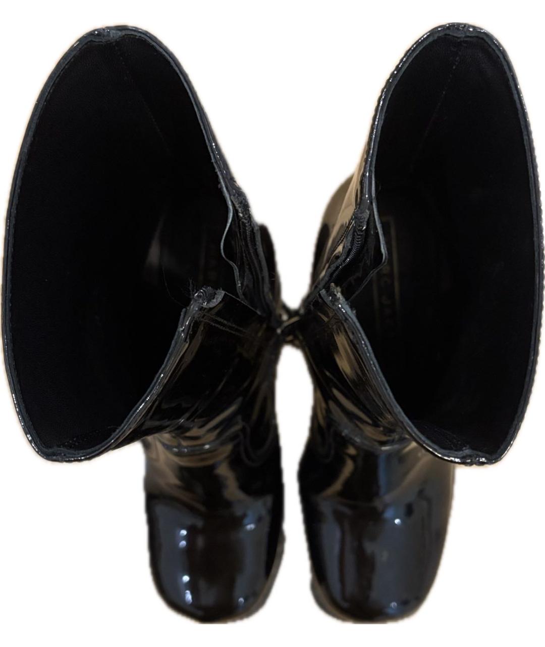 MARC JACOBS Черные ботильоны из лакированной кожи, фото 3