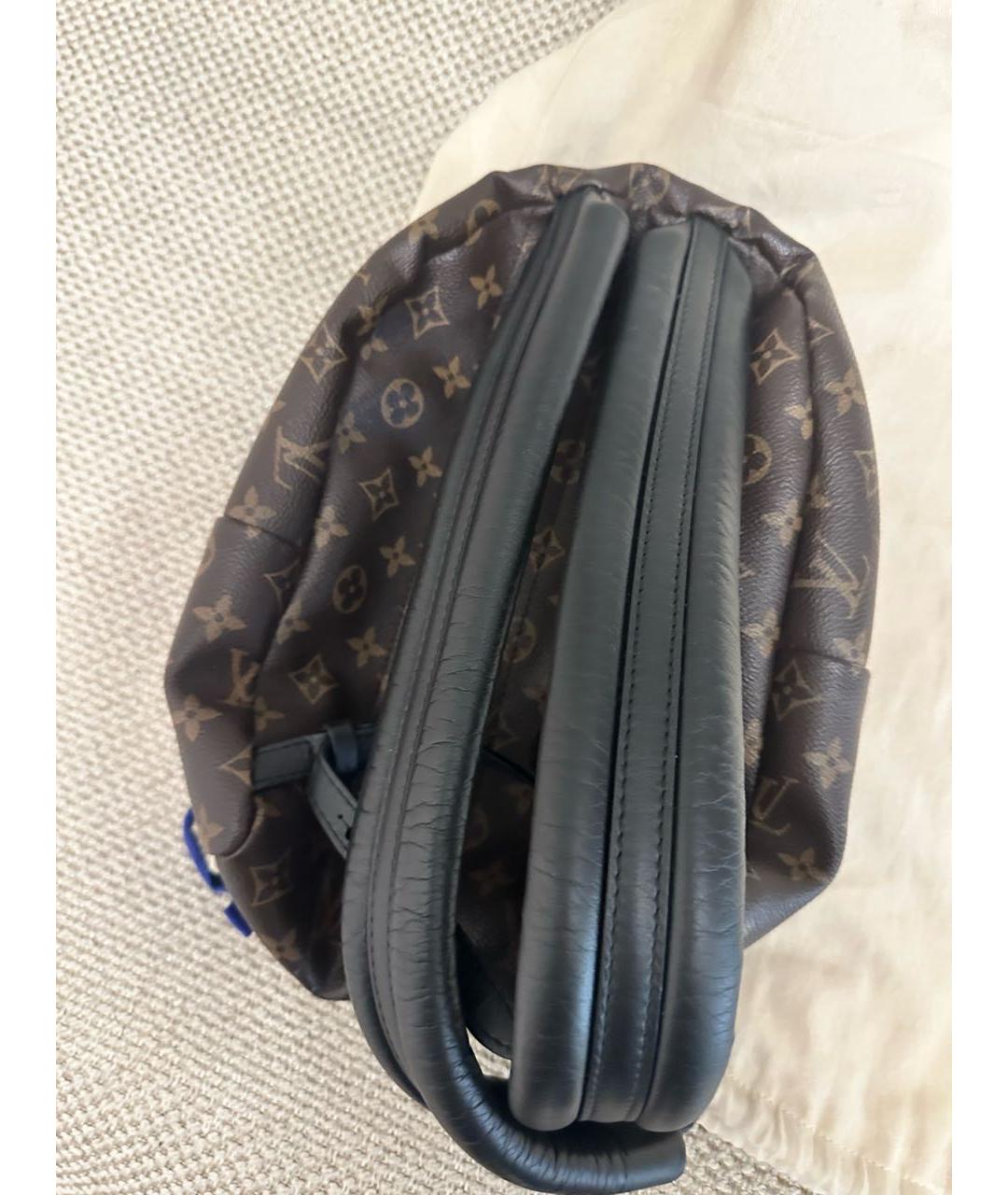 LOUIS VUITTON Коричневый рюкзак из искусственной кожи, фото 3