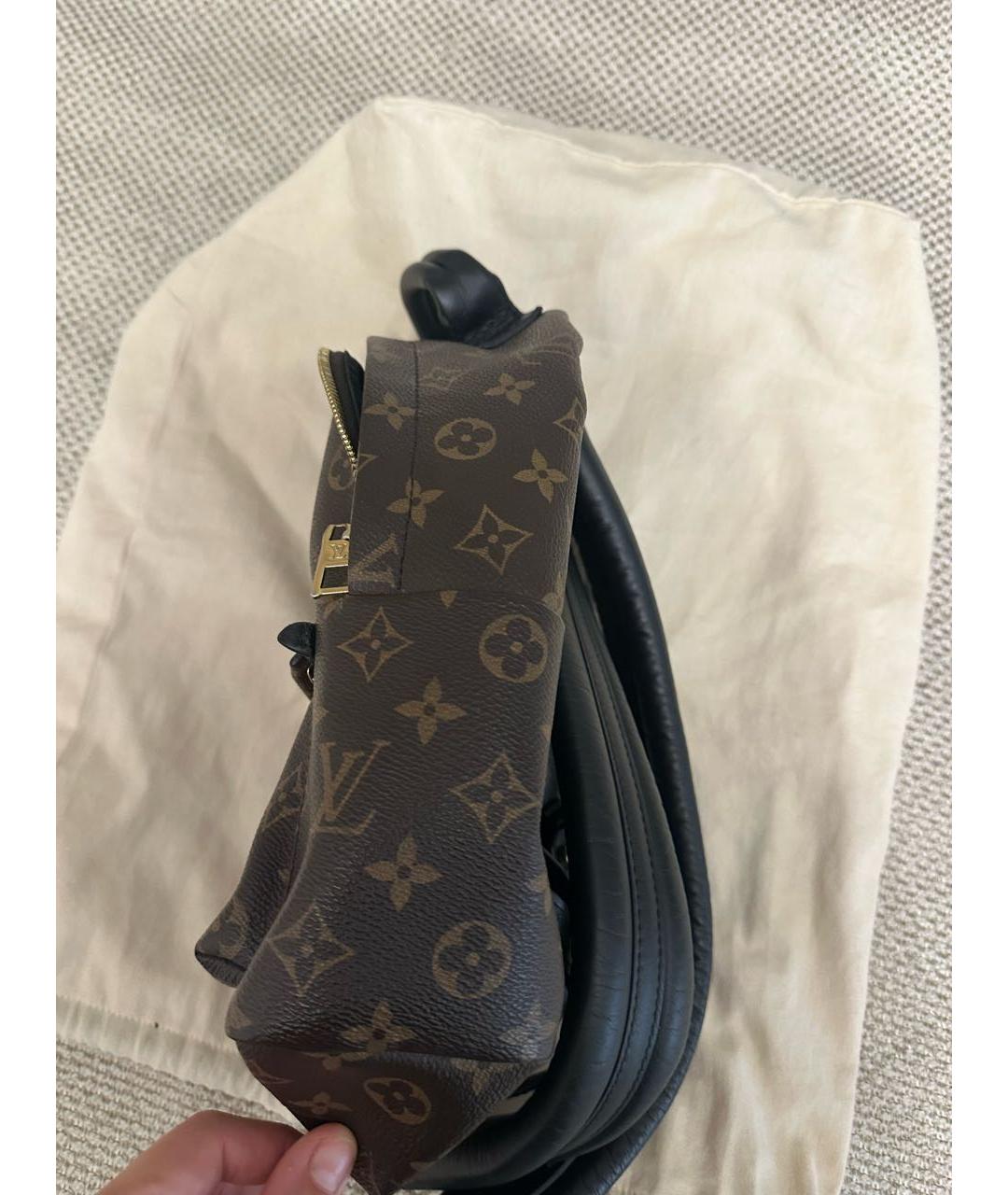 LOUIS VUITTON Коричневый рюкзак из искусственной кожи, фото 2