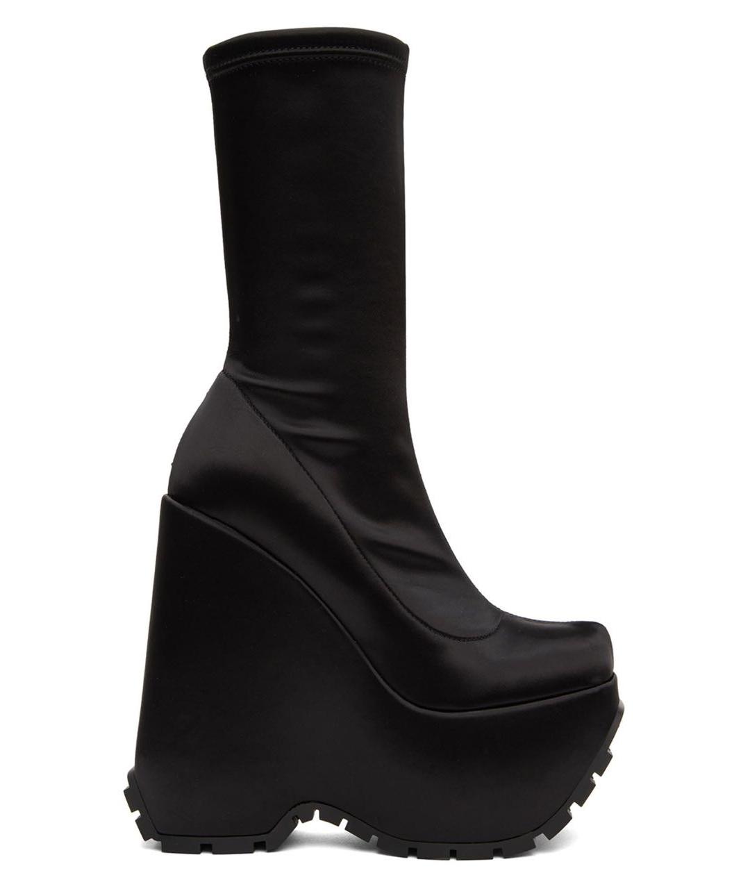 VERSACE Черные ботильоны, фото 4