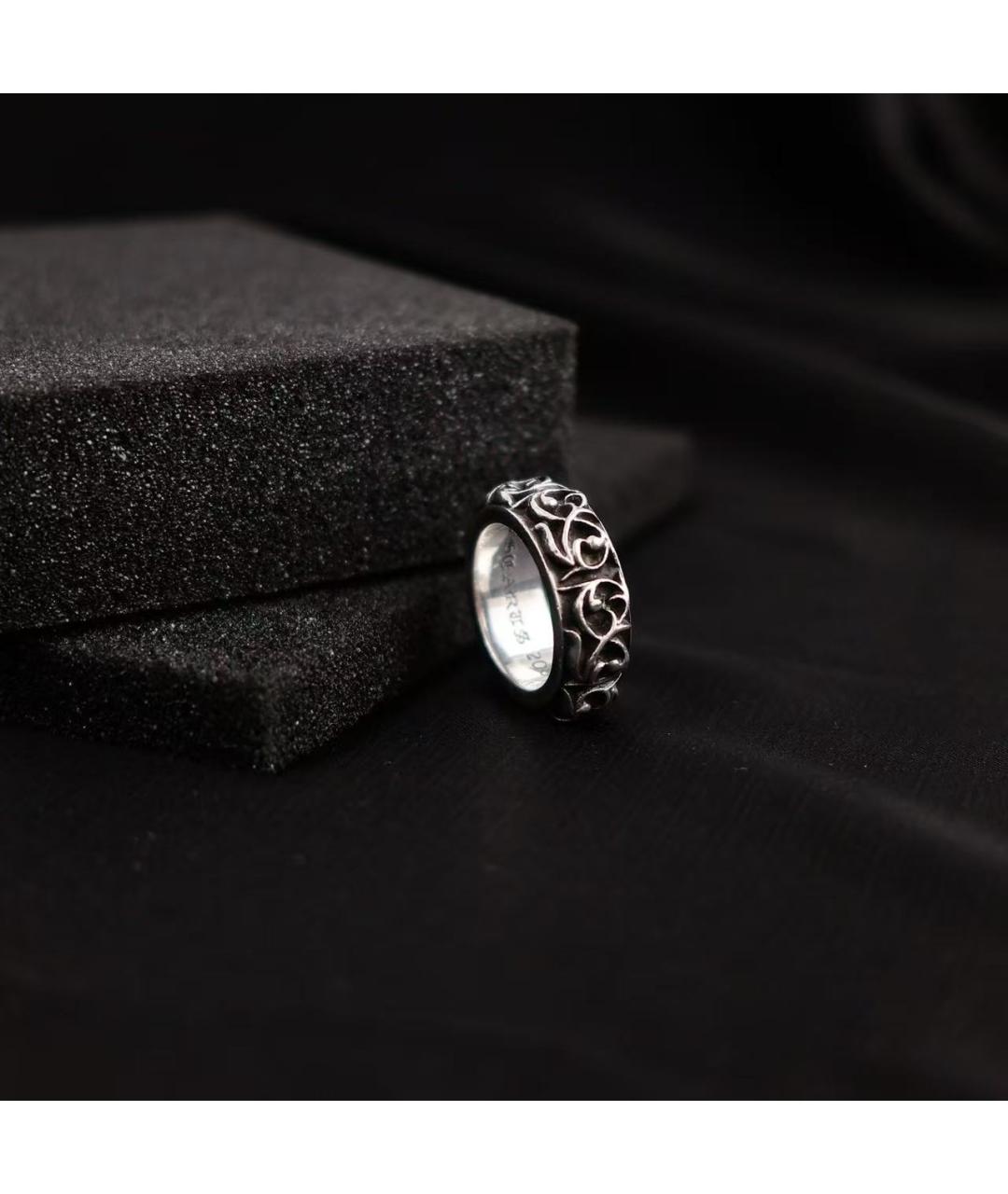 CHROME HEARTS Серебряное серебряное кольцо, фото 7