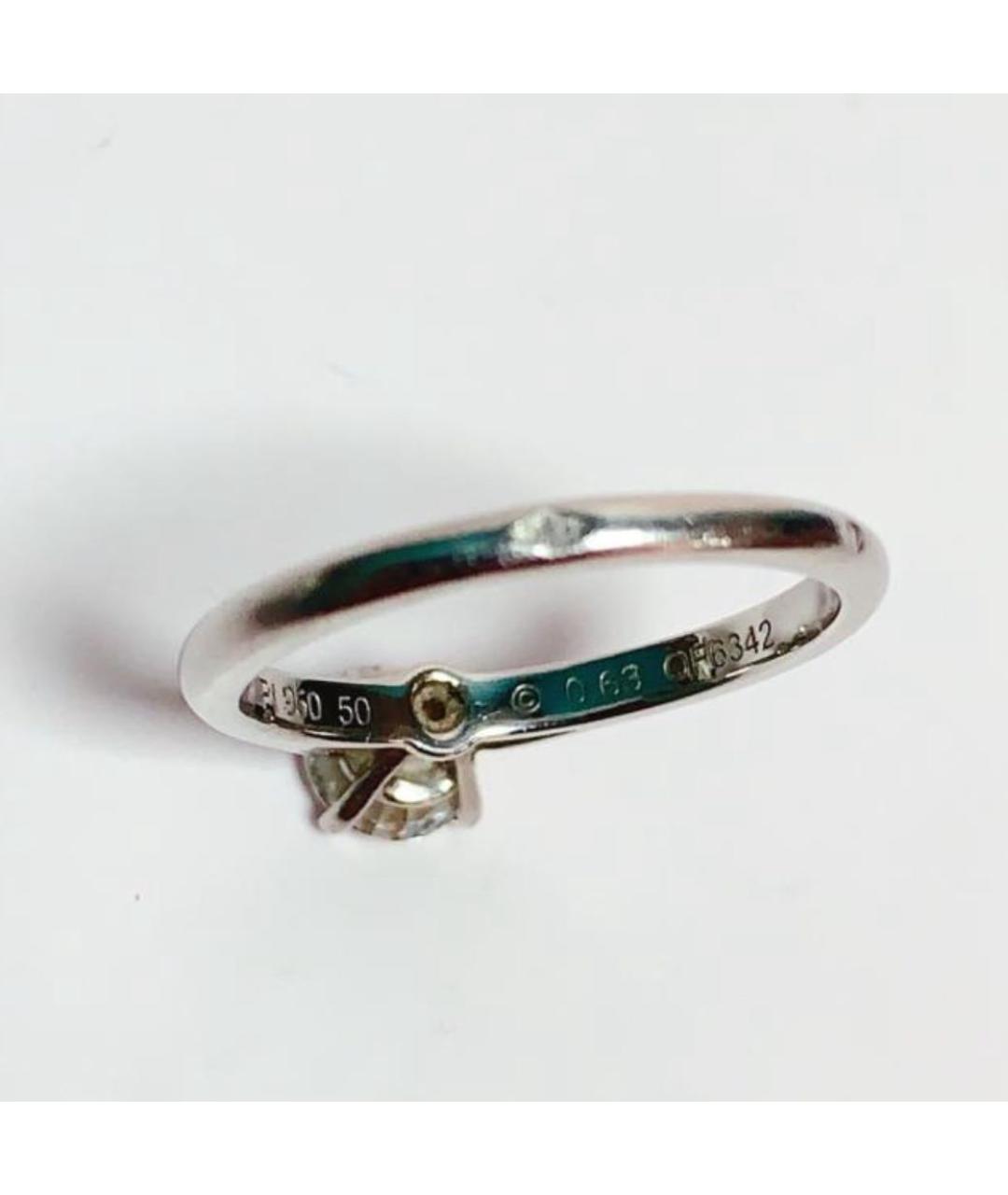 CARTIER Серебряное платиновое кольцо, фото 3