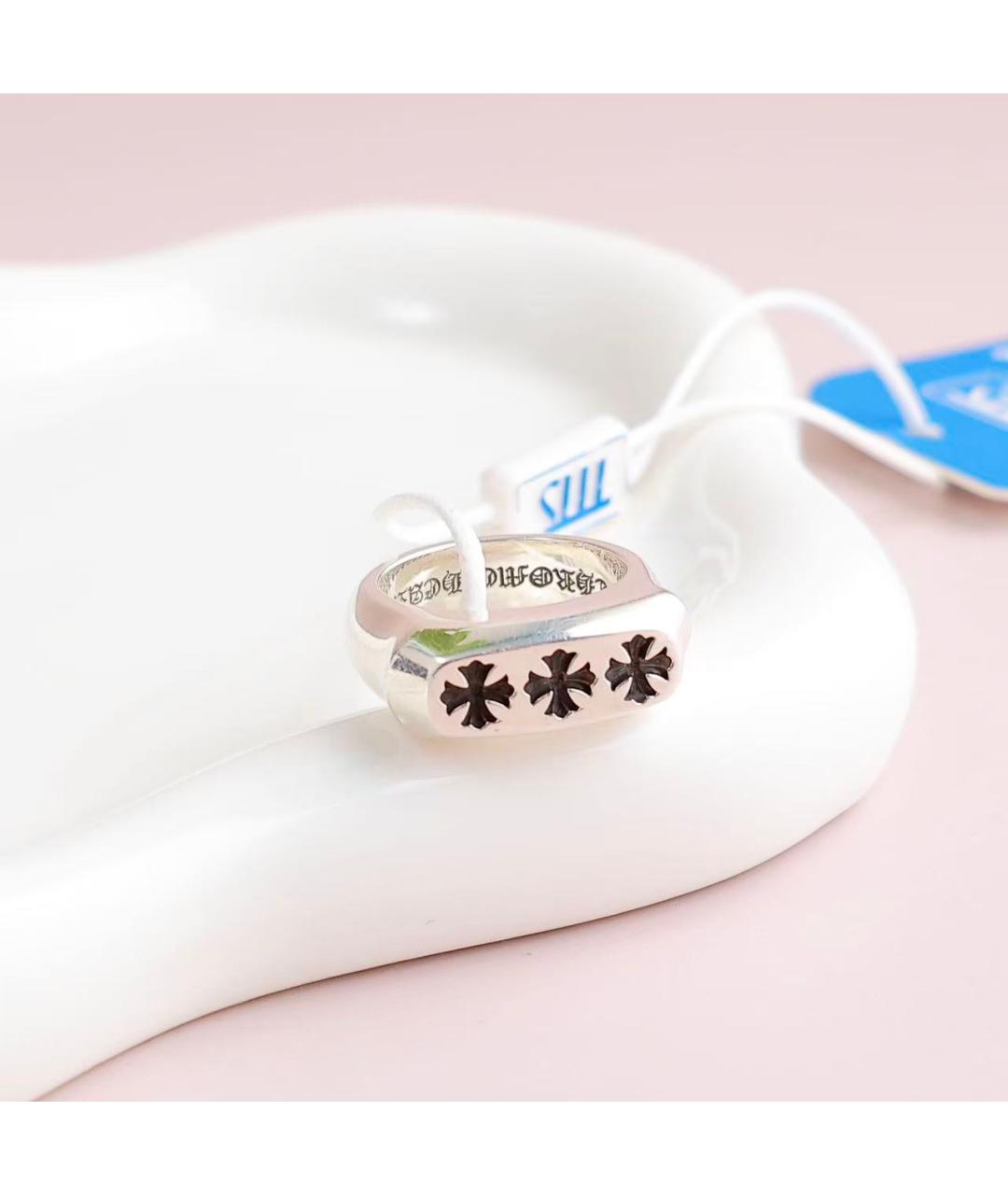 CHROME HEARTS Серебряное серебряное кольцо, фото 3