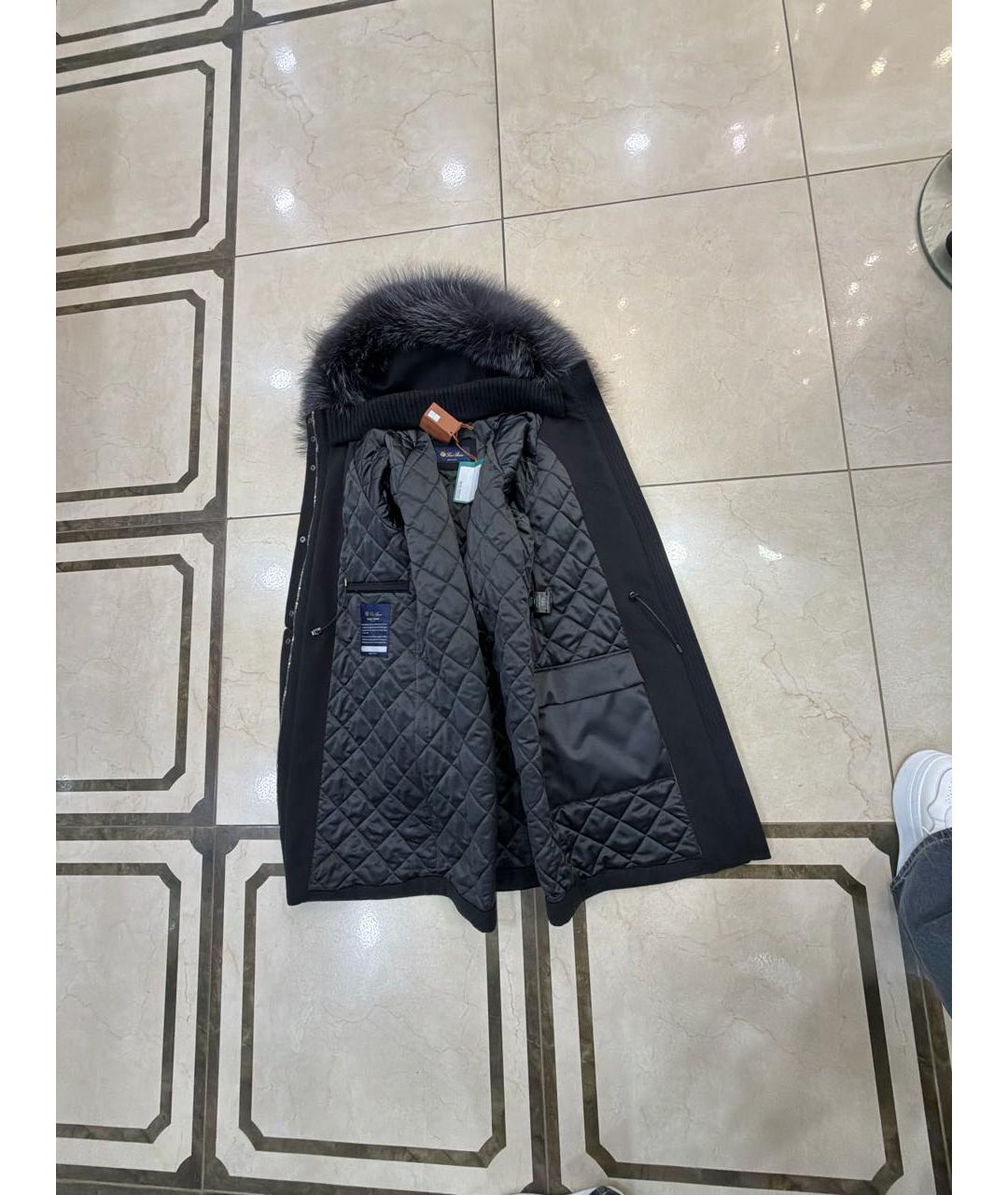 LORO PIANA Антрацитовая кашемировая парка, фото 5