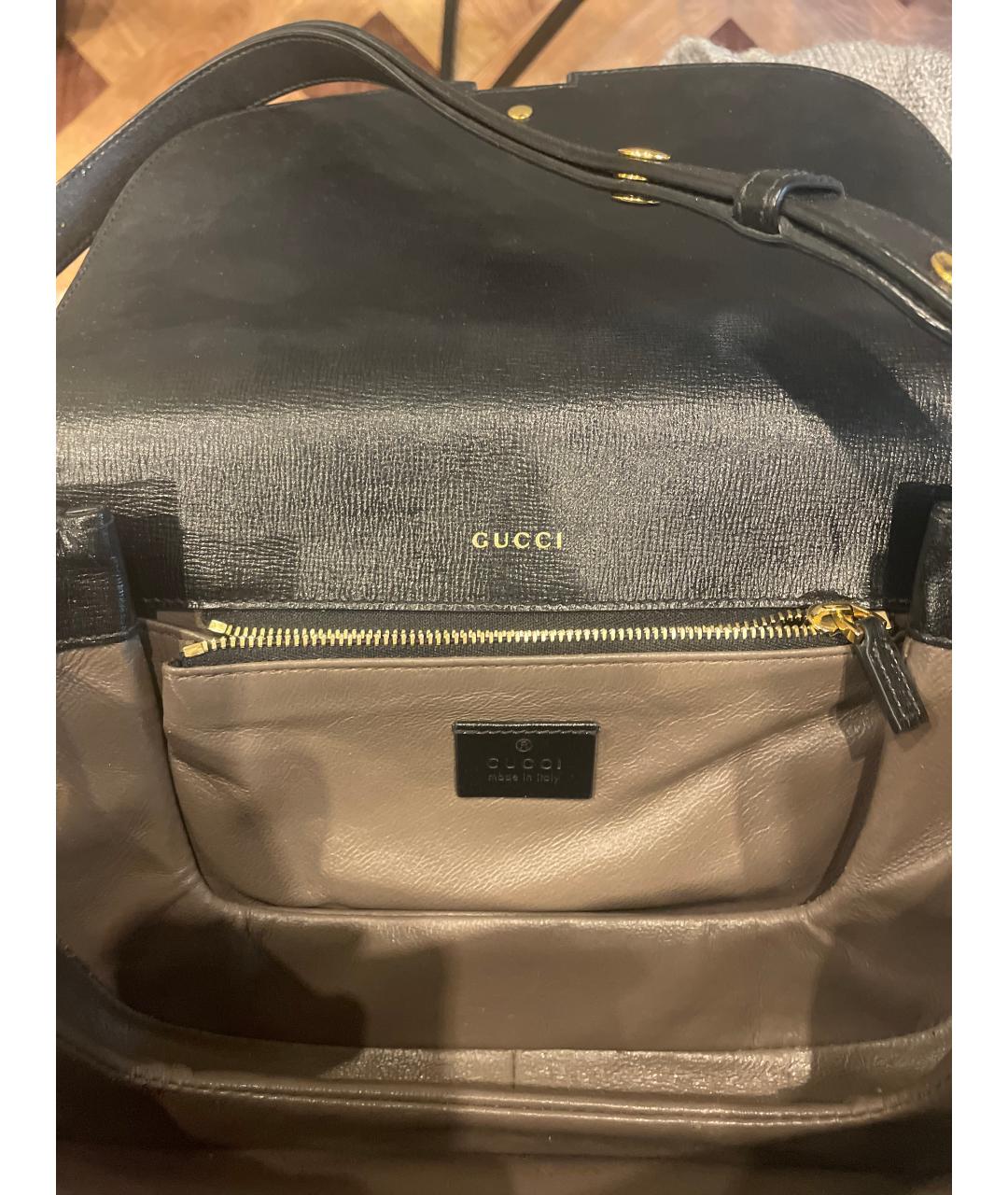 GUCCI Кожаная сумка с короткими ручками, фото 4