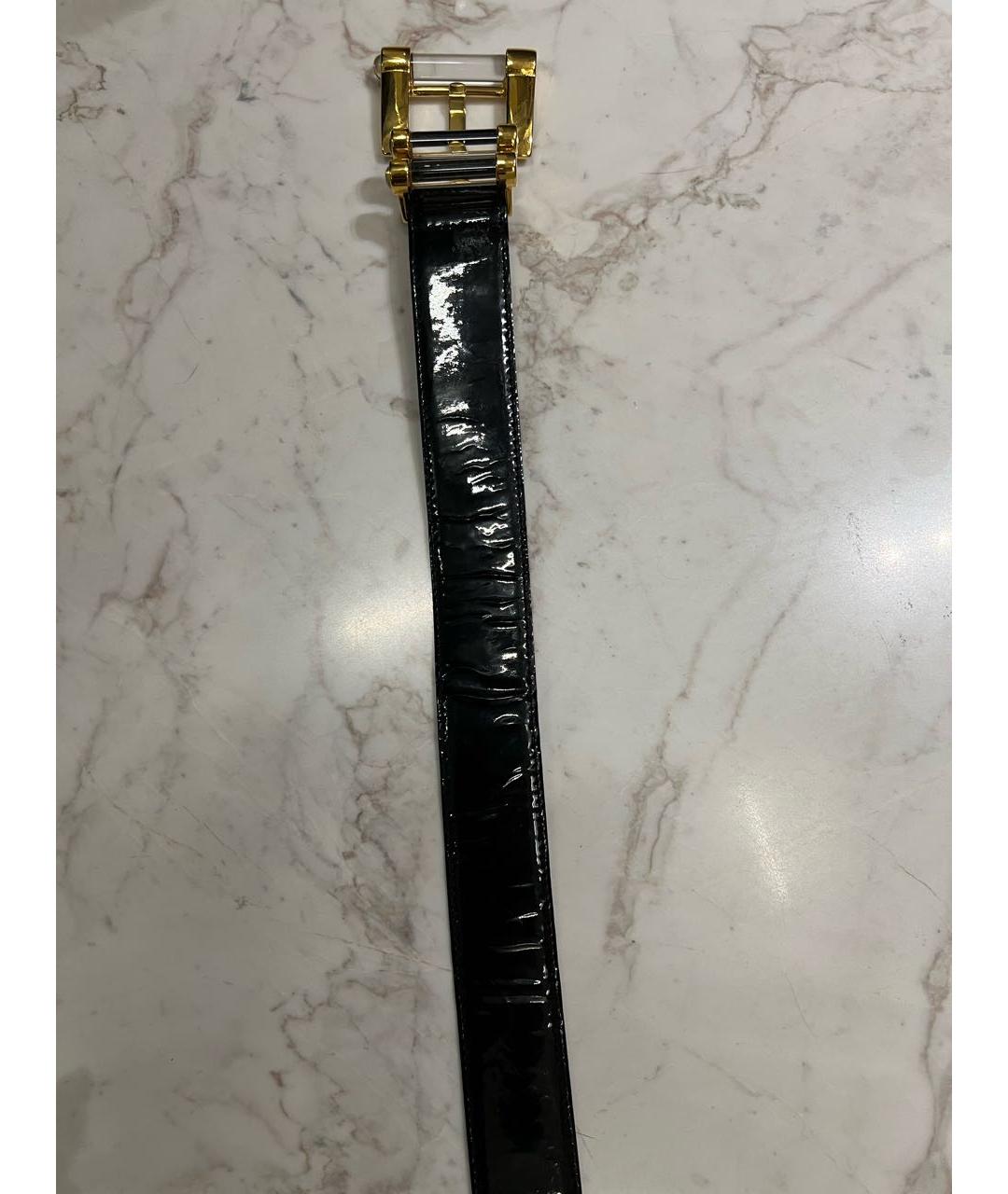 ESCADA Черный кожаный ремень, фото 8