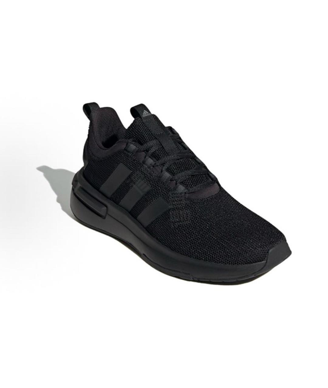 ADIDAS Черные текстильные низкие кроссовки / кеды, фото 4