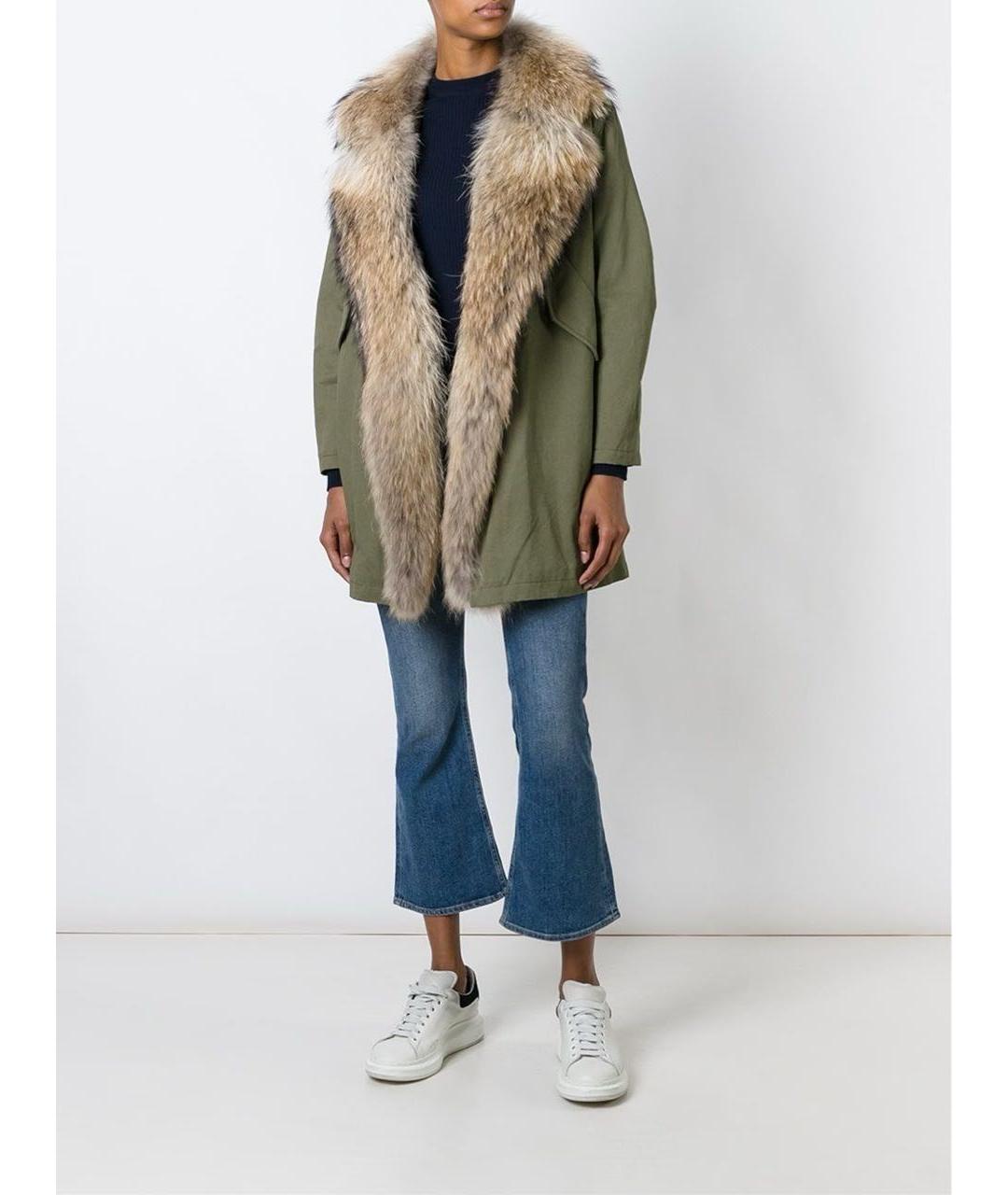 FORTE COUTURE Хаки парка, фото 2