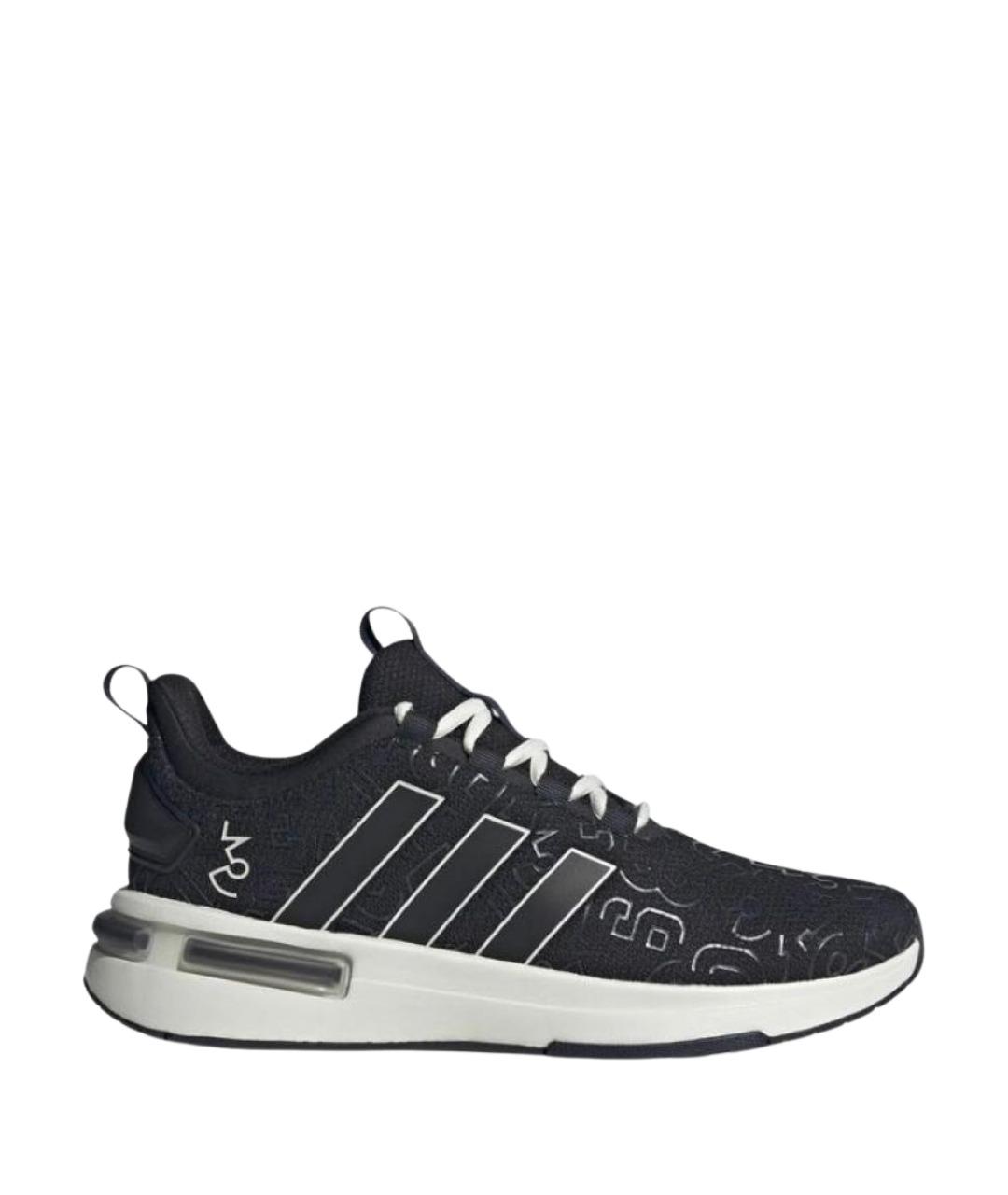 ADIDAS Черные текстильные низкие кроссовки / кеды, фото 1