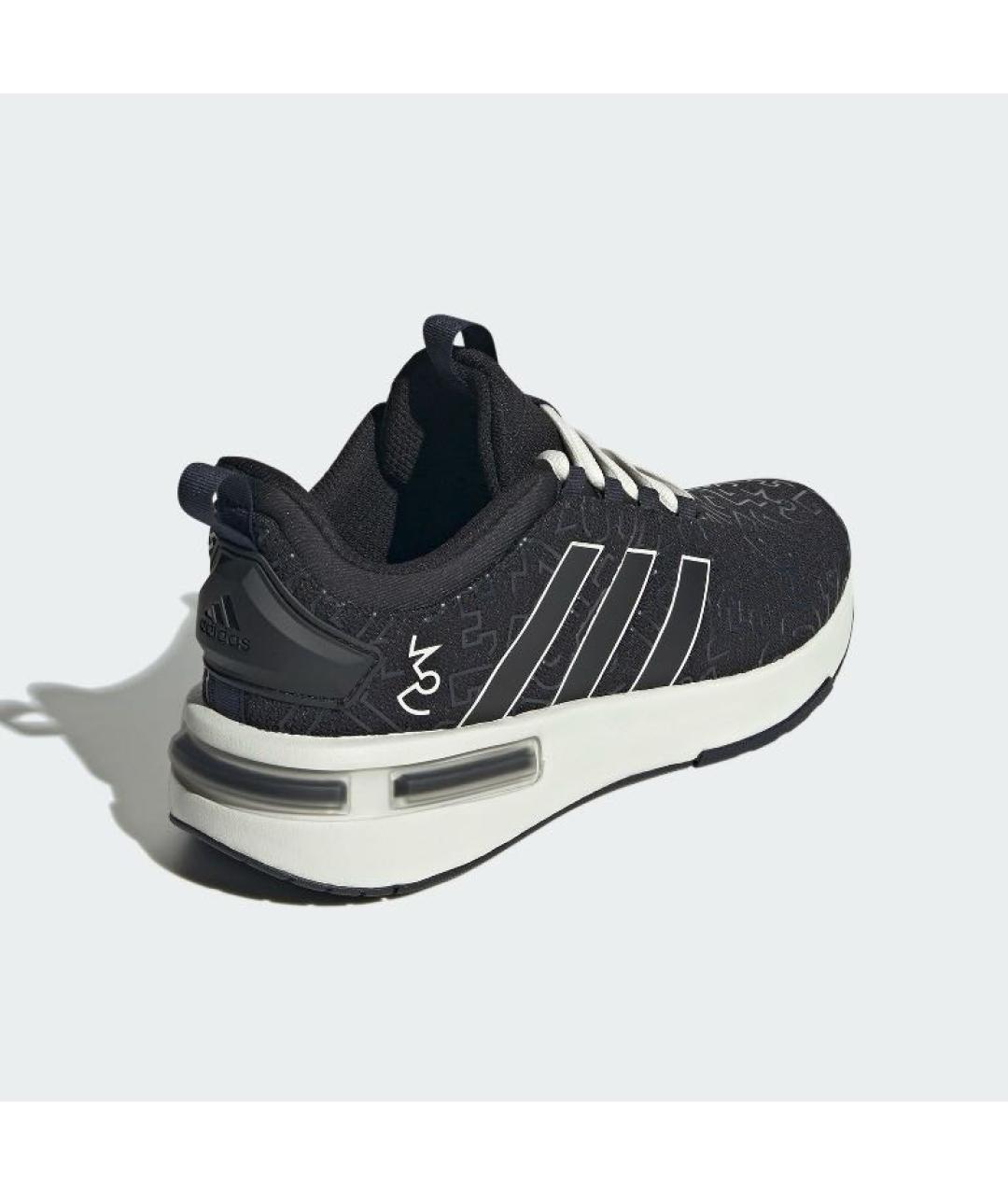 ADIDAS Черные текстильные низкие кроссовки / кеды, фото 5
