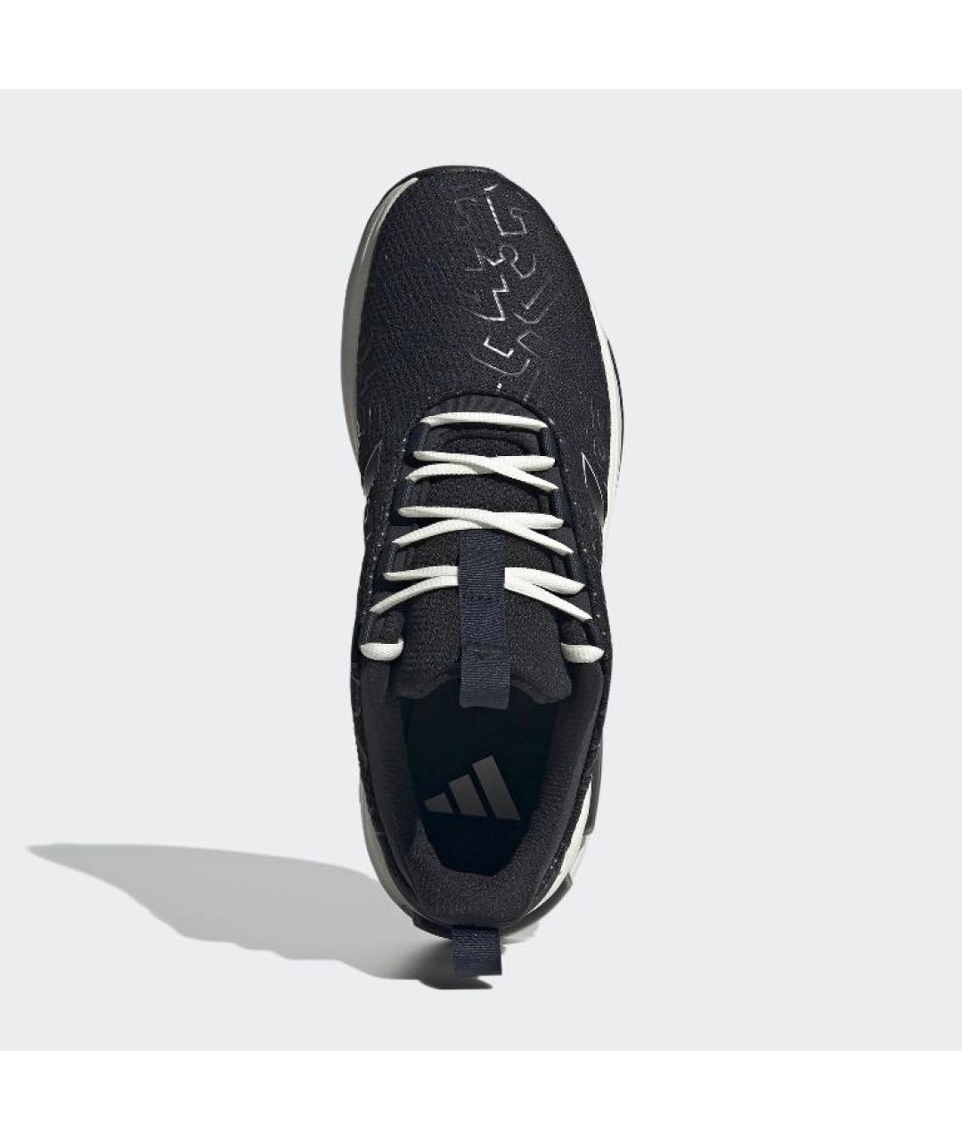 ADIDAS Черные текстильные низкие кроссовки / кеды, фото 2