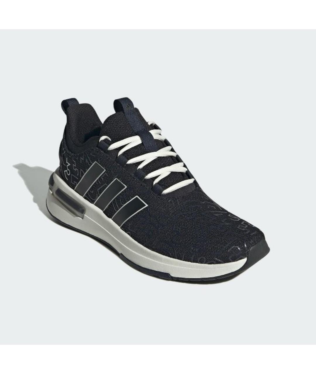 ADIDAS Черные текстильные низкие кроссовки / кеды, фото 4