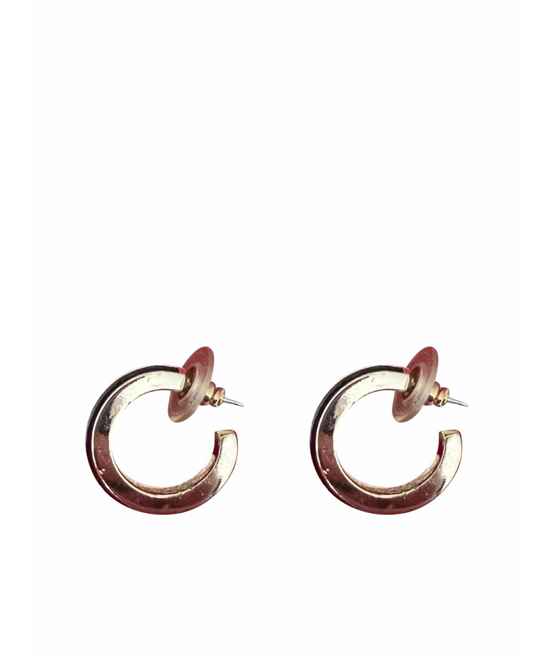 CHRISTIAN DIOR Золотые позолоченные серьги, фото 1