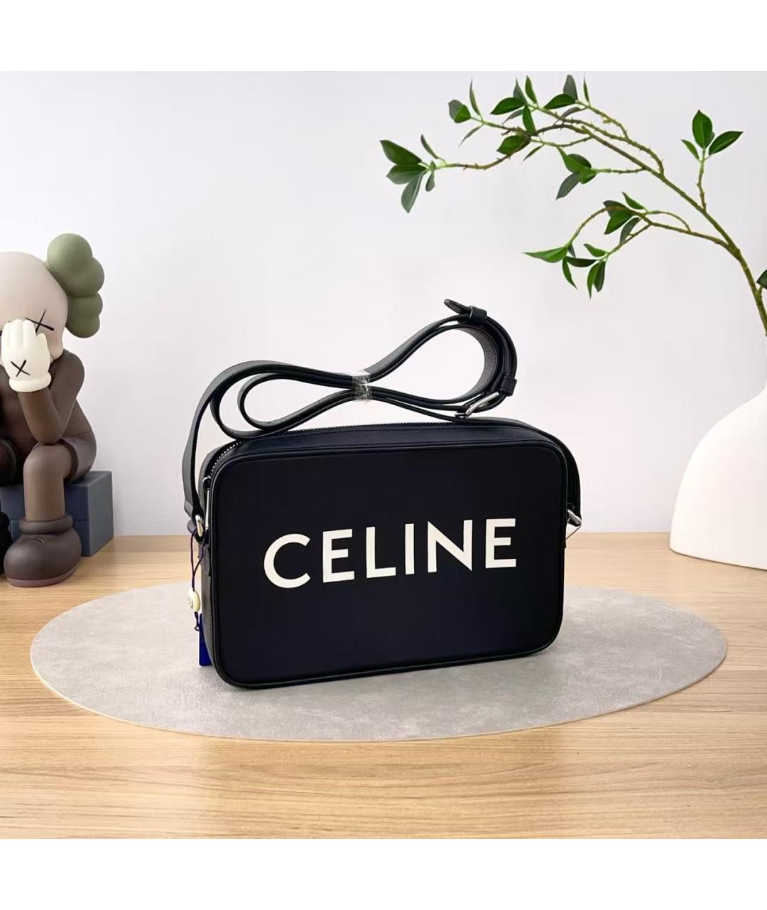 CELINE Черная сумка через плечо, фото 2